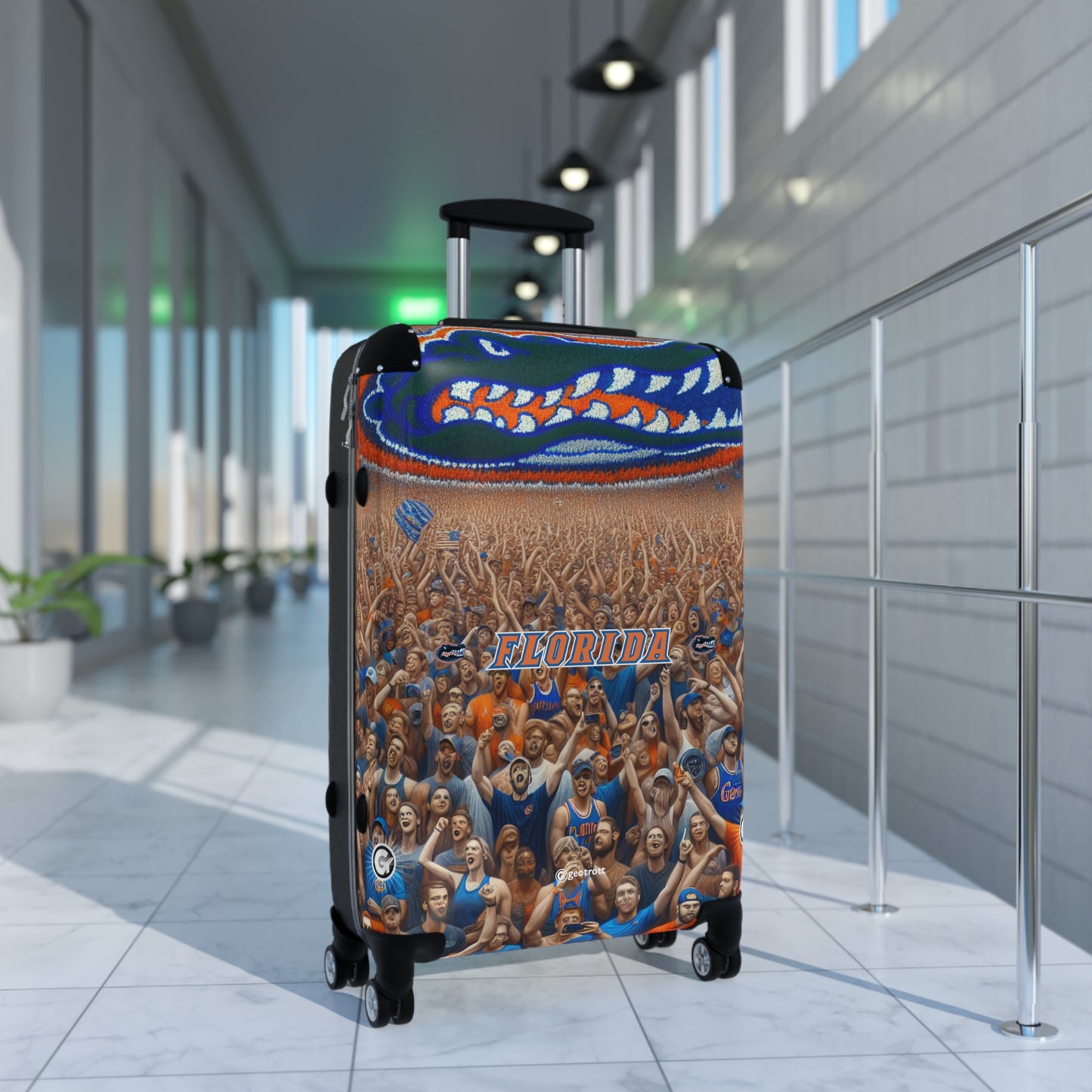 Florida Gators College Team Luggage Bag Rolling Suitcase Spinner