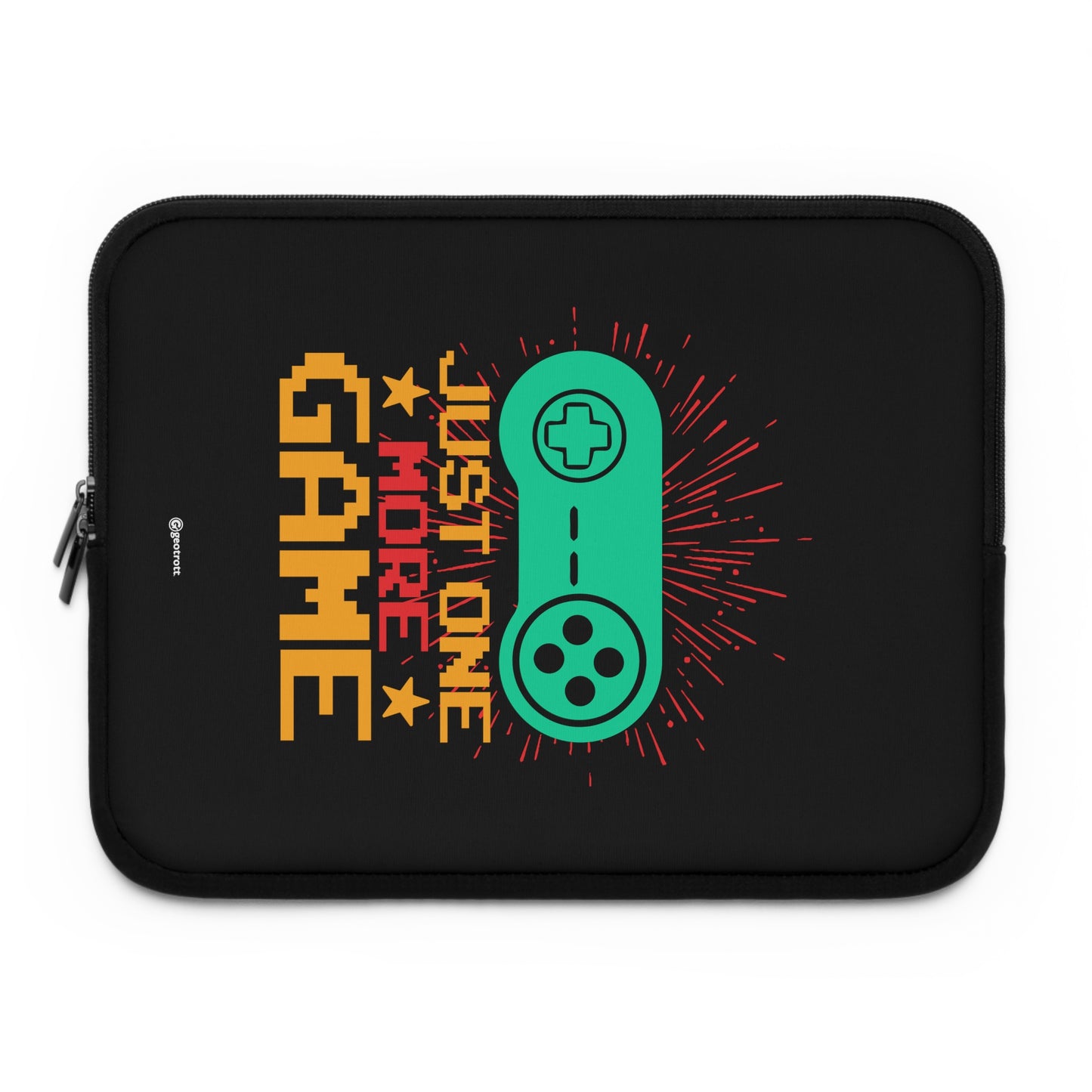 Just One More Game Gamer Gaming Lightweight Smooth Neoprene Laptop Sleeve