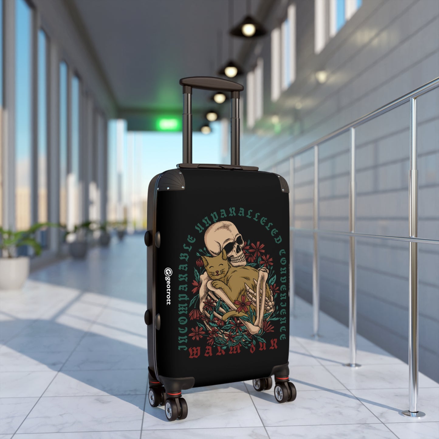 skeleton_hug_cat_with_text_illustration