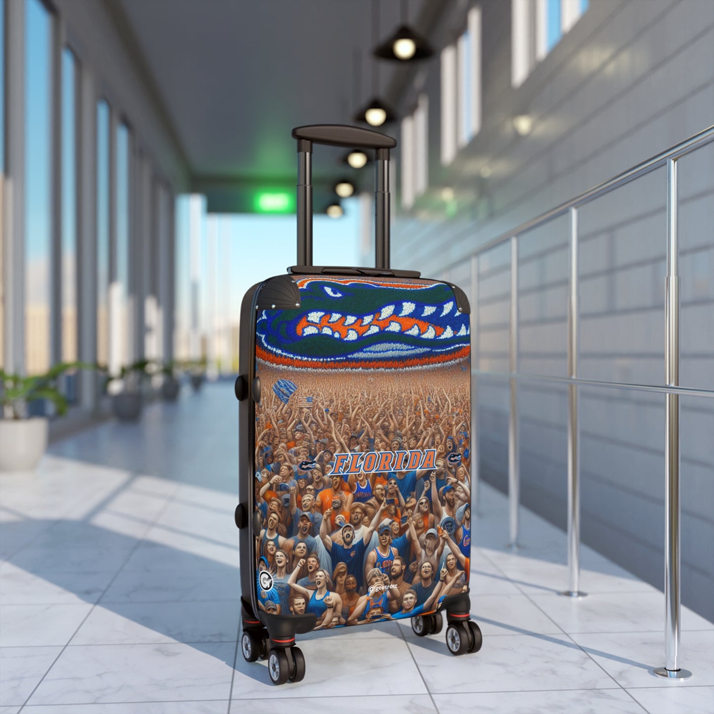 Florida Gators College Team Luggage Bag Rolling Suitcase Spinner