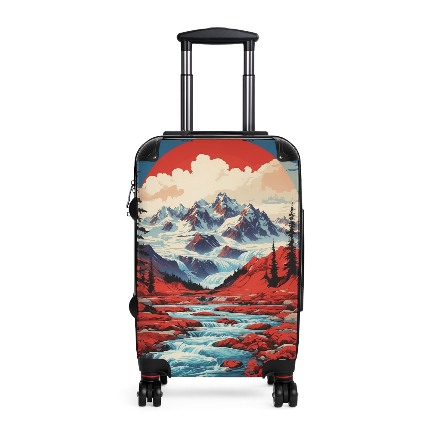Alaska'S Majestic Wilderness: Vintage-Style Mountain Poster, Scenic Landscape Art Print Vintage Travel Poster