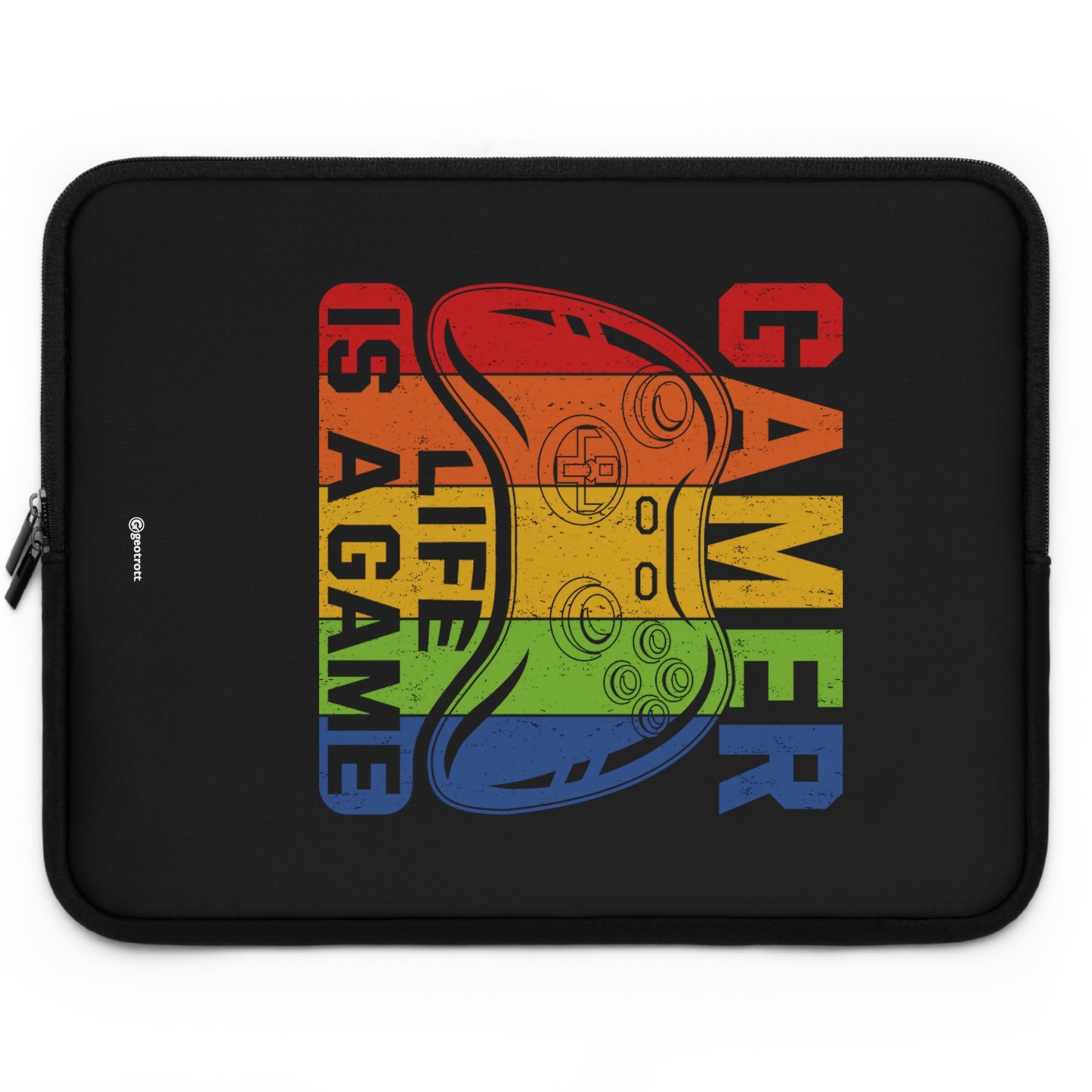 Gamer life is a Game Gamer Gaming Lightweight Smooth Neoprene Laptop Sleeve