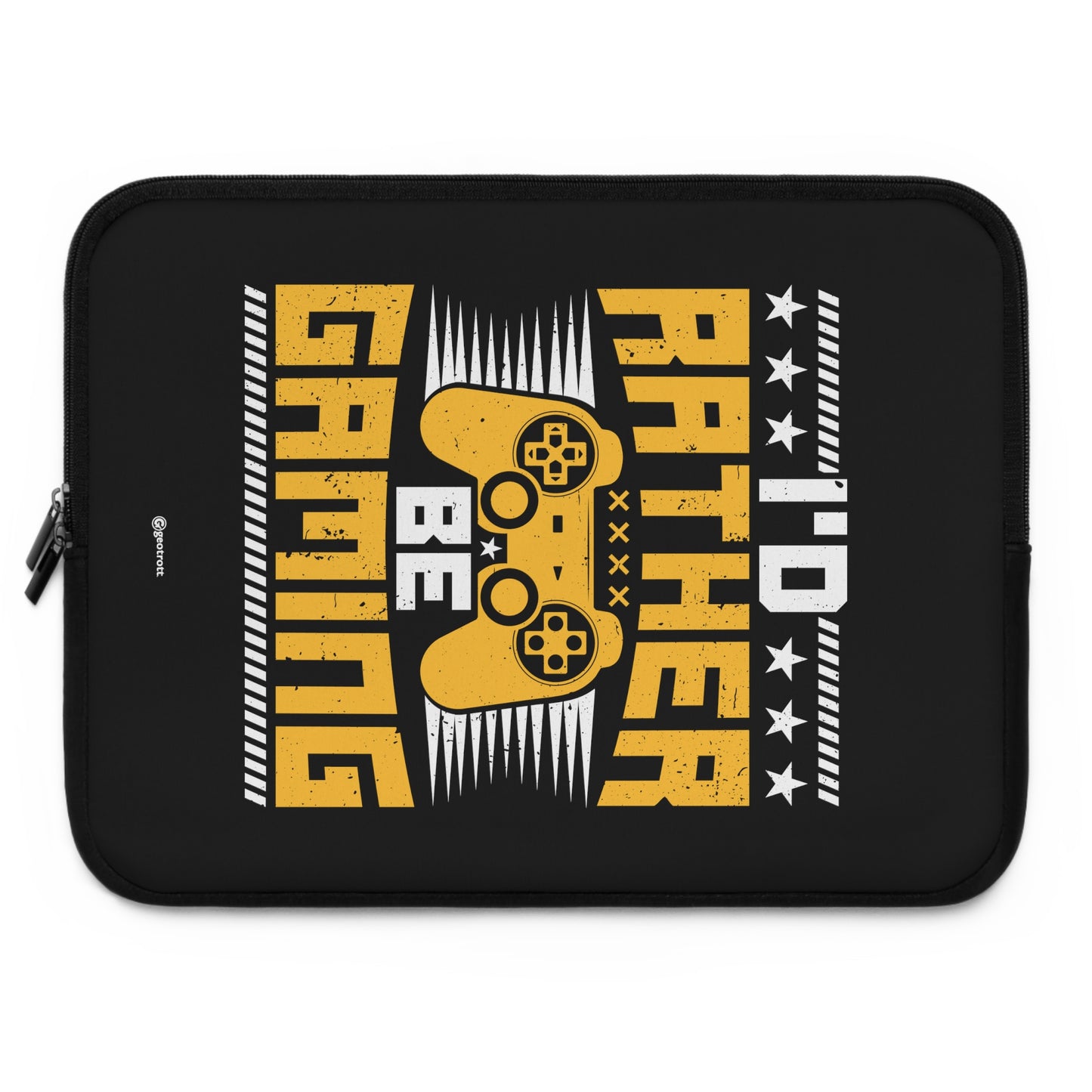 I'D Rather Be Gaming 2 Gamer Gaming Lightweight Smooth Neoprene Laptop Sleeve