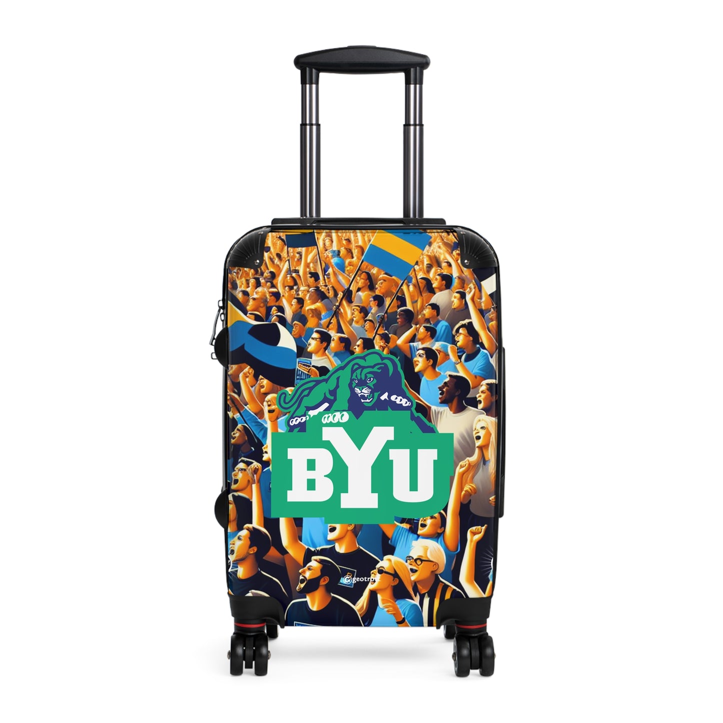 Brigham Young University Team College Team Luggage Bag Rolling Suitcase Spinner