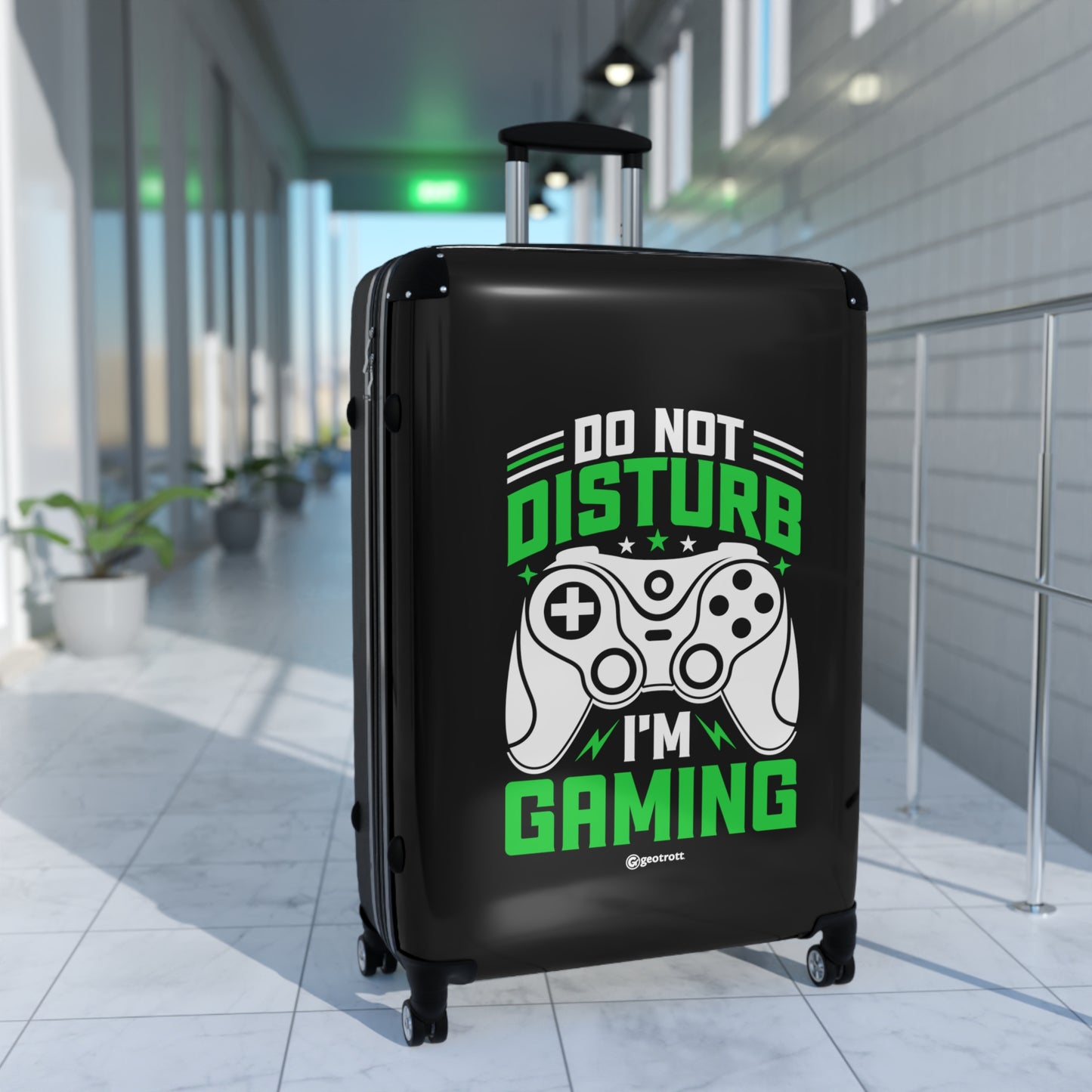 Do Not Disturb I'M Gaming 3 Gamer Gaming Suitcase