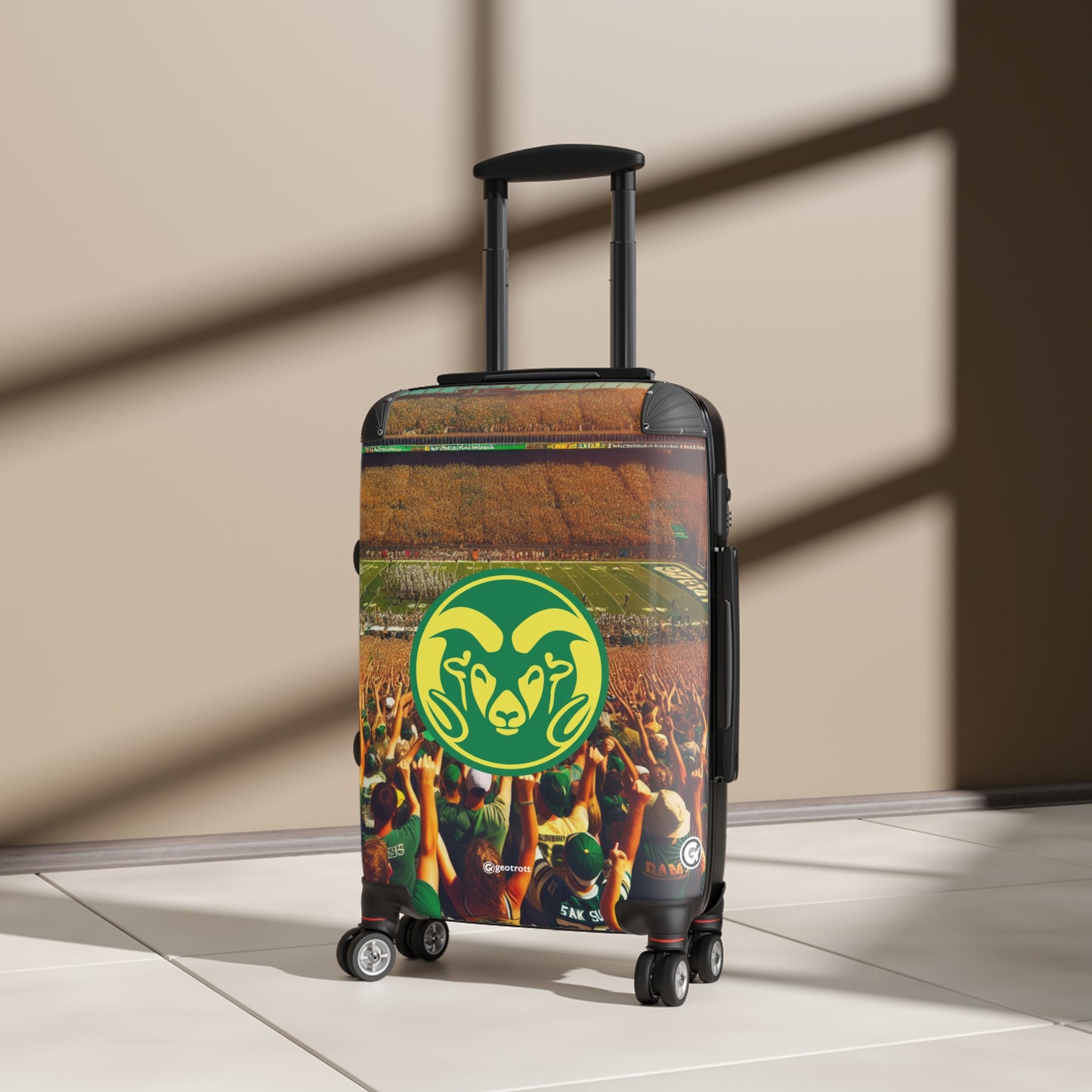 Colorado State Rams COLLEGE Team Luggage Bag Rolling Suitcase Spinner
