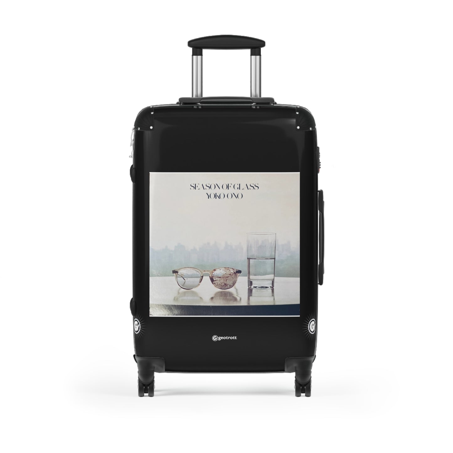Yoko Ono Season Of Glass 1981 Luggage Bag Rolling Suitcase Spinner