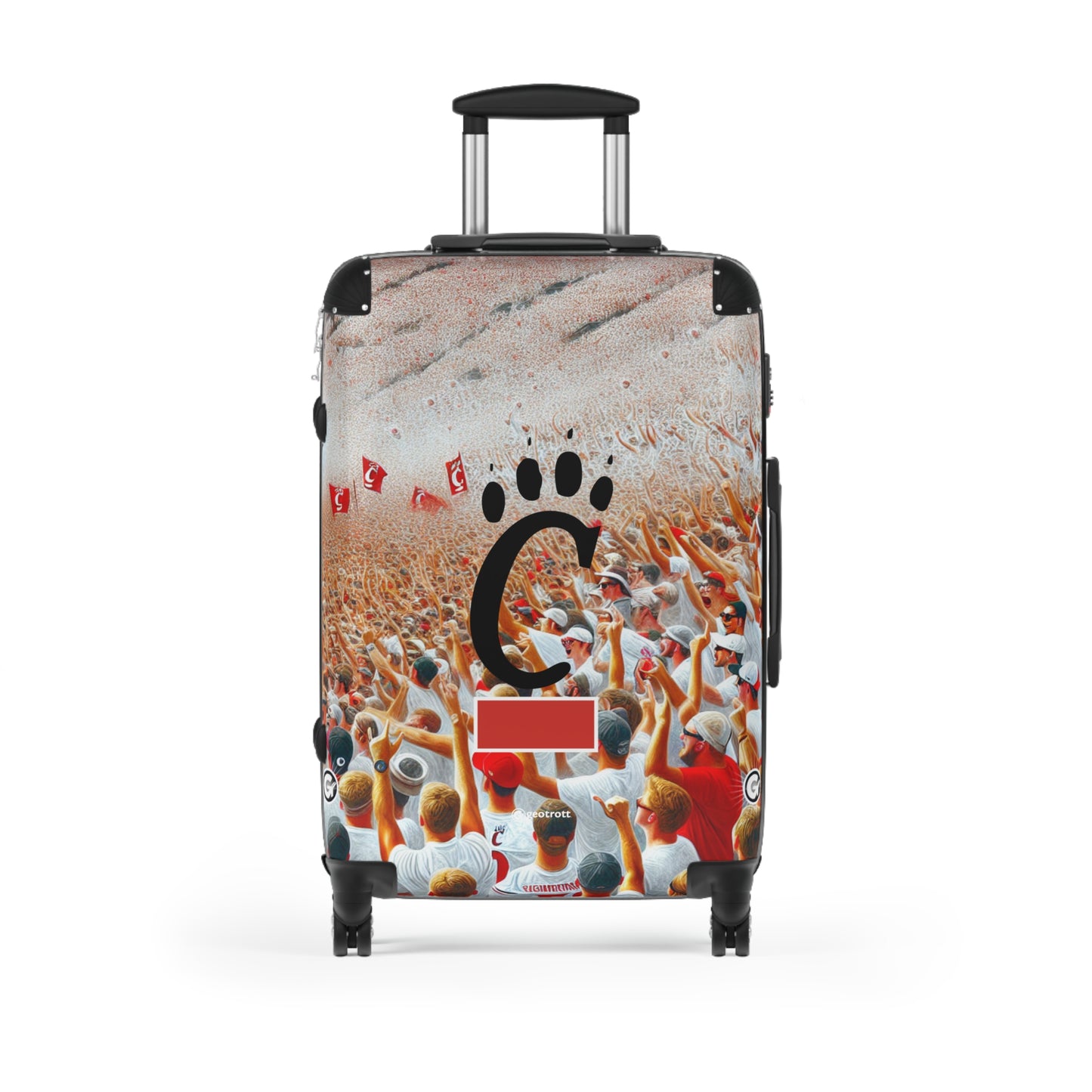 Cincinnati Bearcats Football Team College Team Luggage Bag Rolling Suitcase Spinner