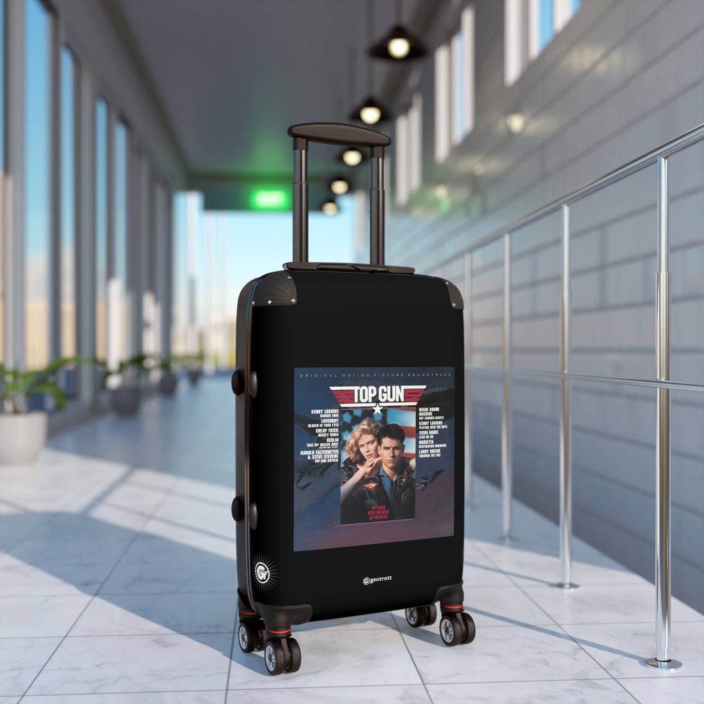 Top Gun 1986 Movie Poster Tom Cruise Suitcase