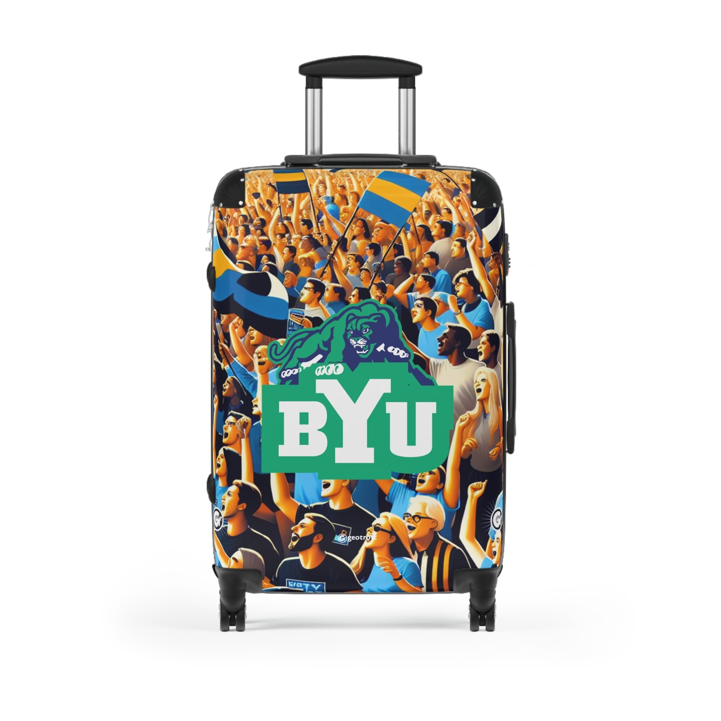 Brigham Young University Team College Team Luggage Bag Rolling Suitcase Spinner
