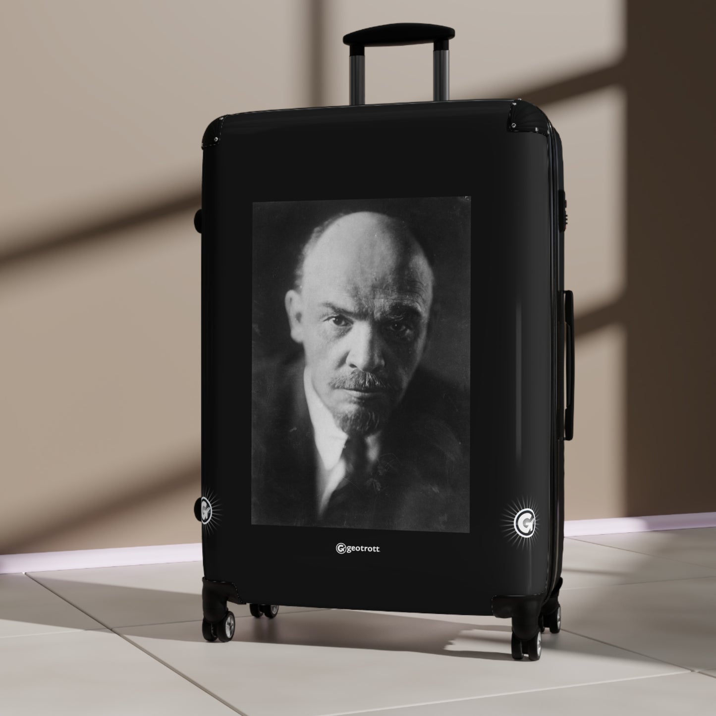 Portrait Of Lenin 1970 20Th Century Photos Luggage Bag Rolling Suitcase Spinner