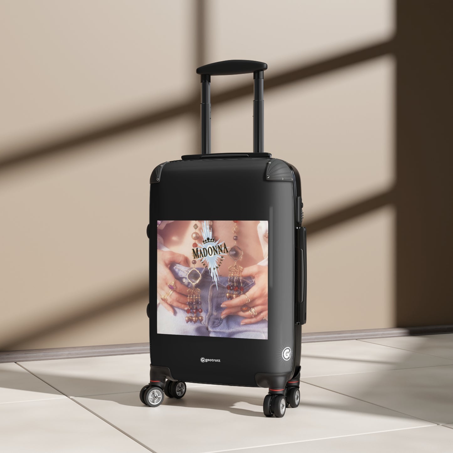Madonna Like A Prayer Eighties Music Album Luggage Bag Rolling Suitcase Spinner