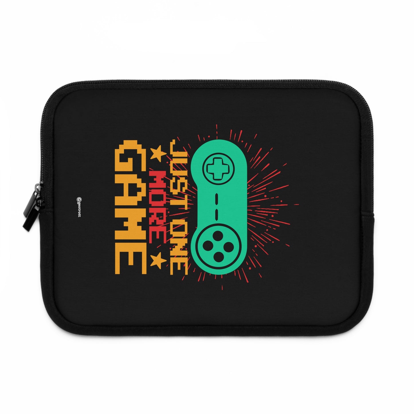 Just One More Game Gamer Gaming Lightweight Smooth Neoprene Laptop Sleeve