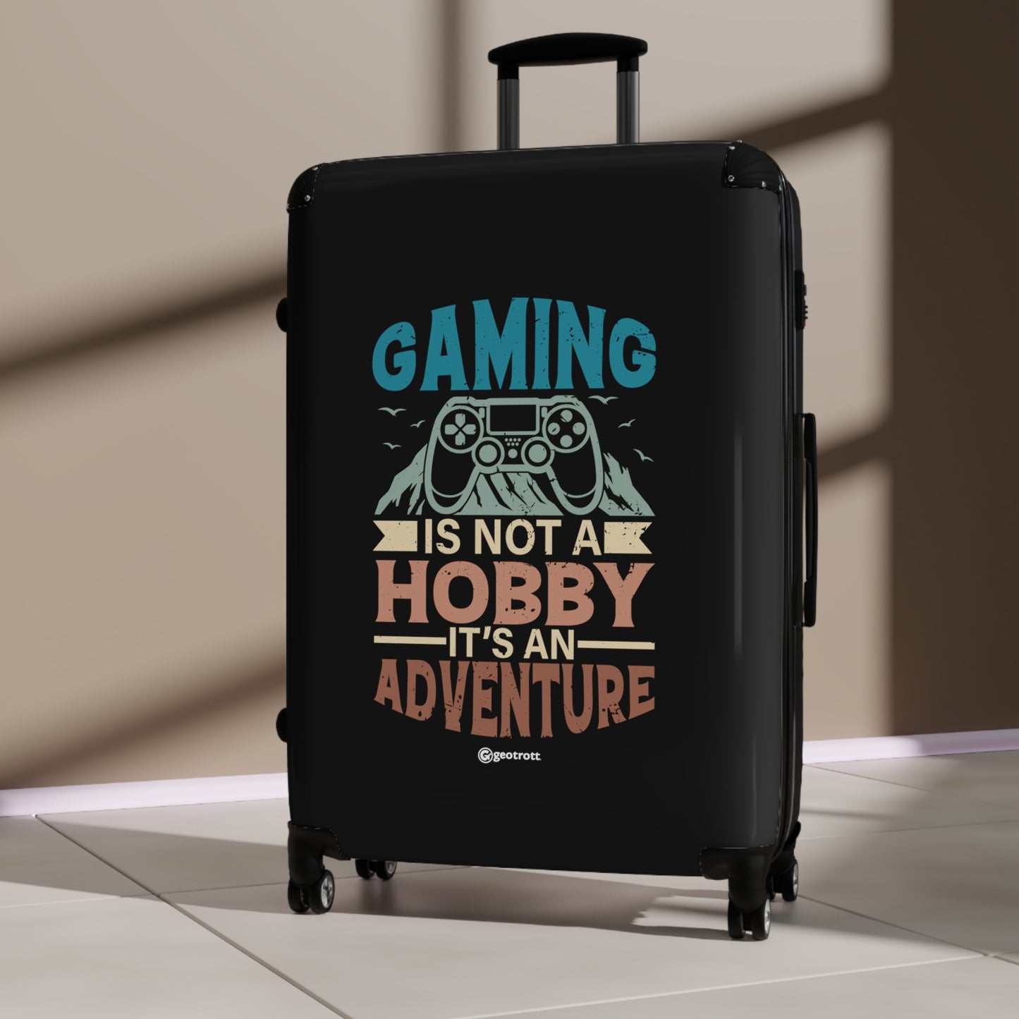 Gaming is not a Hobby it's an Adventure 2 Gamer Gaming Suitcase