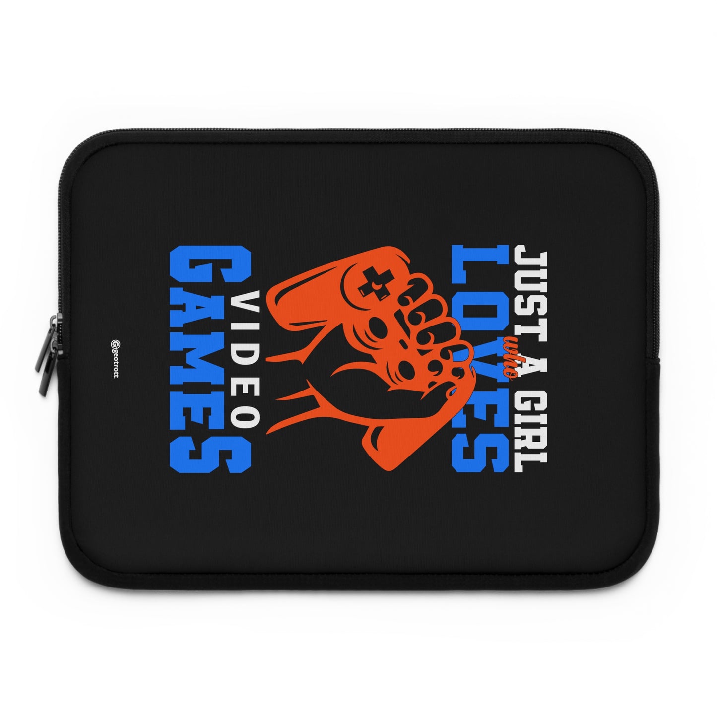 Just a Girl who loves Video Games Gamer Gaming Lightweight Smooth Neoprene Laptop Sleeve