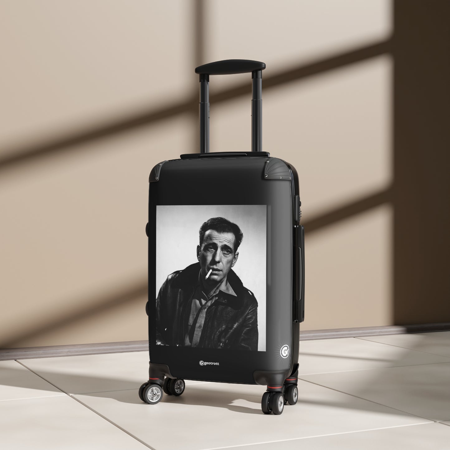Humphrey Bogart American Actor 20Th Century Photos Luggage Bag Rolling Suitcase Spinner