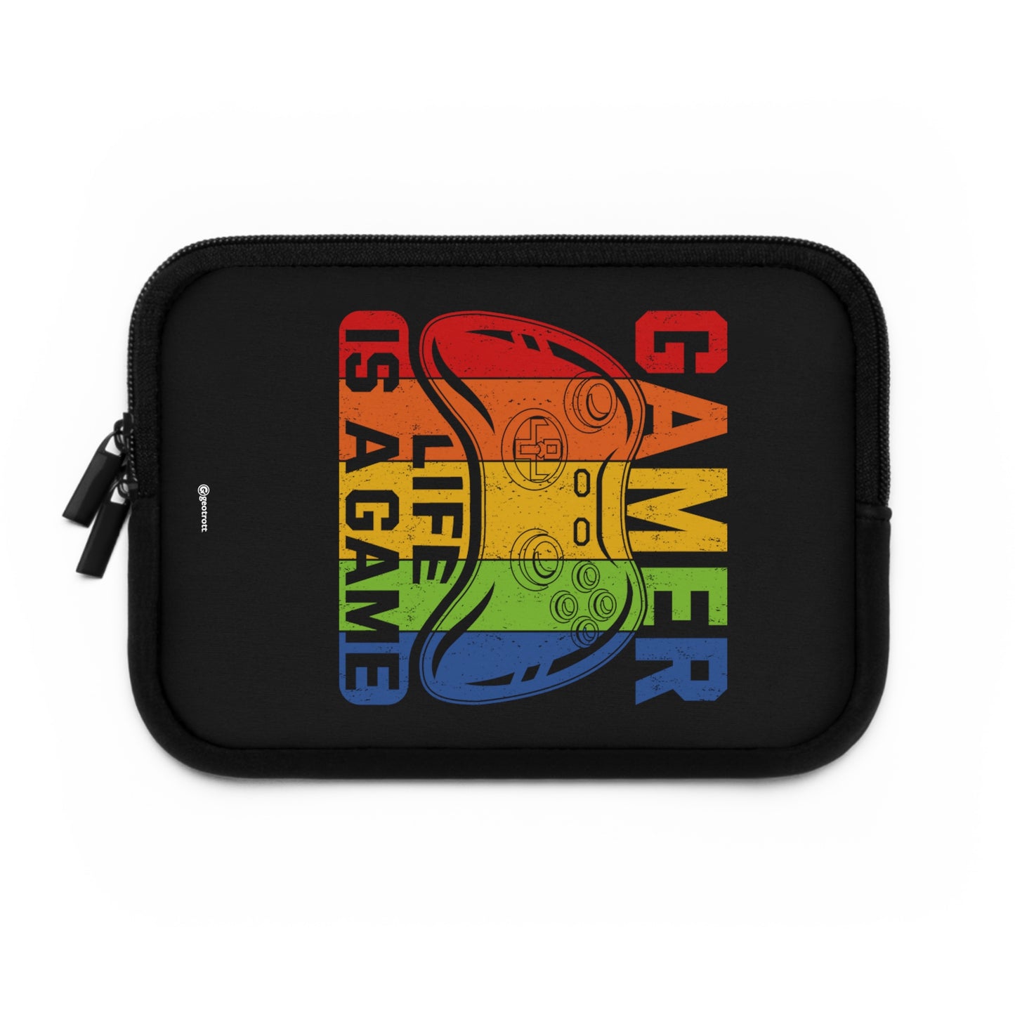 Gamer life is a Game Gamer Gaming Lightweight Smooth Neoprene Laptop Sleeve