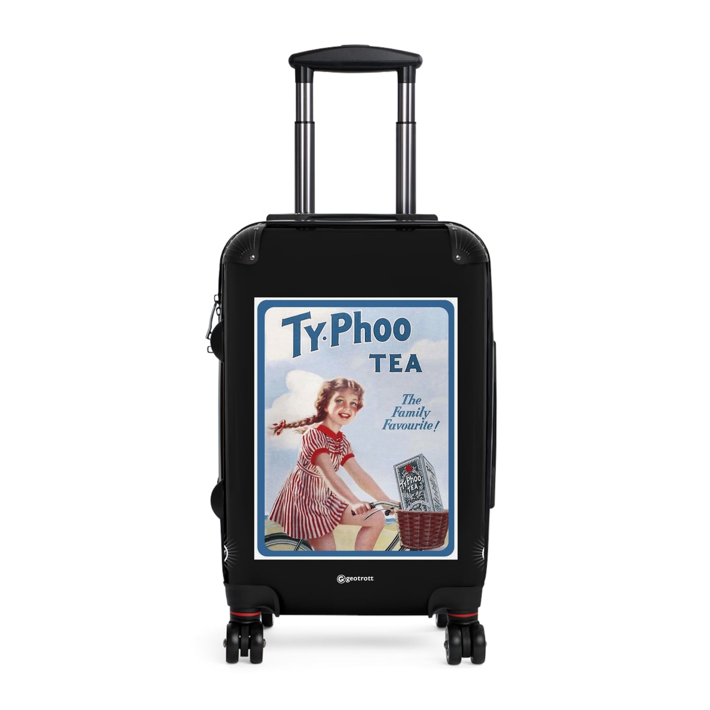 Ty-Phoo Tea 2 Advertising Vintage Posters Retro Ad Luggage Bag Rolling Suitcase Spinner