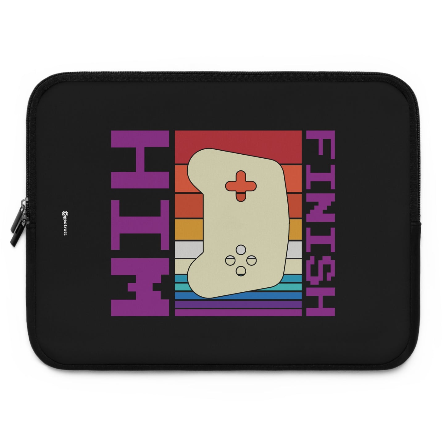 Finish Him Gamer Gaming Lightweight Smooth Neoprene Laptop Sleeve