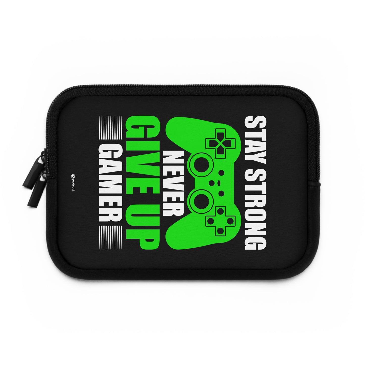 Stay Strong Never Give Up Gamer Gamer Gaming Lightweight Smooth Neoprene Laptop Sleeve