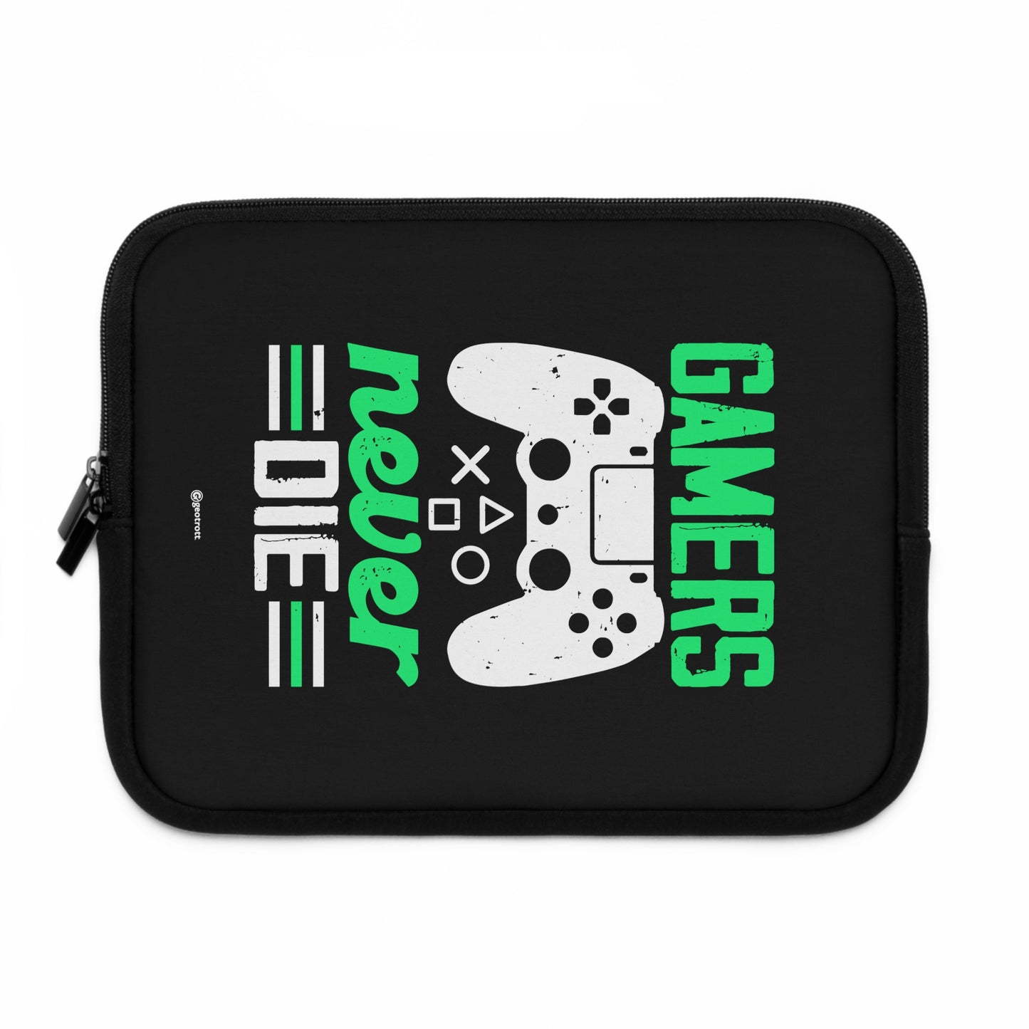 Gamers Never Die Gamer Gaming Lightweight Smooth Neoprene Laptop Sleeve