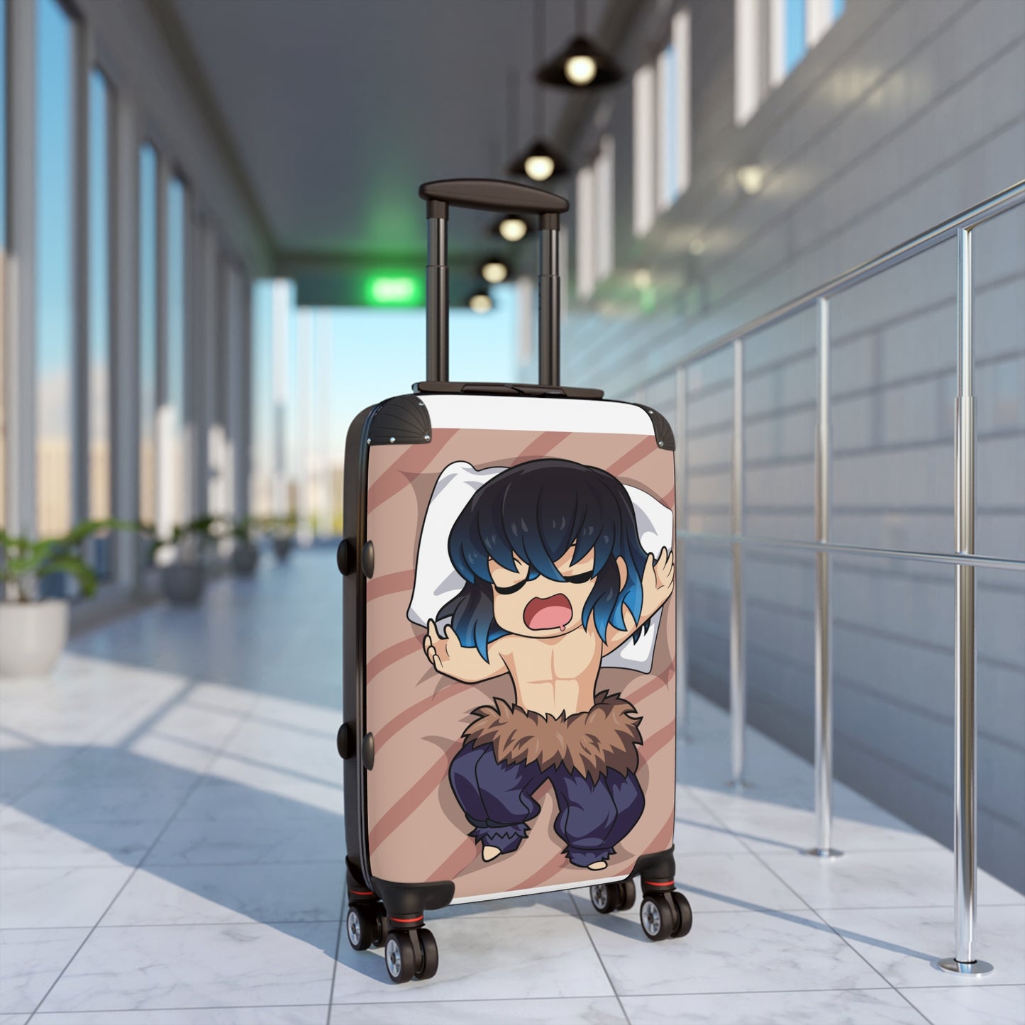 Sleepy Chibi: Anime-Style Yawning Character, Cute Cartoon Stretching Illustration