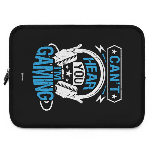 Can'T Hear You I'M Gaming Gamer Gaming Lightweight Smooth Neoprene Laptop Sleeve
