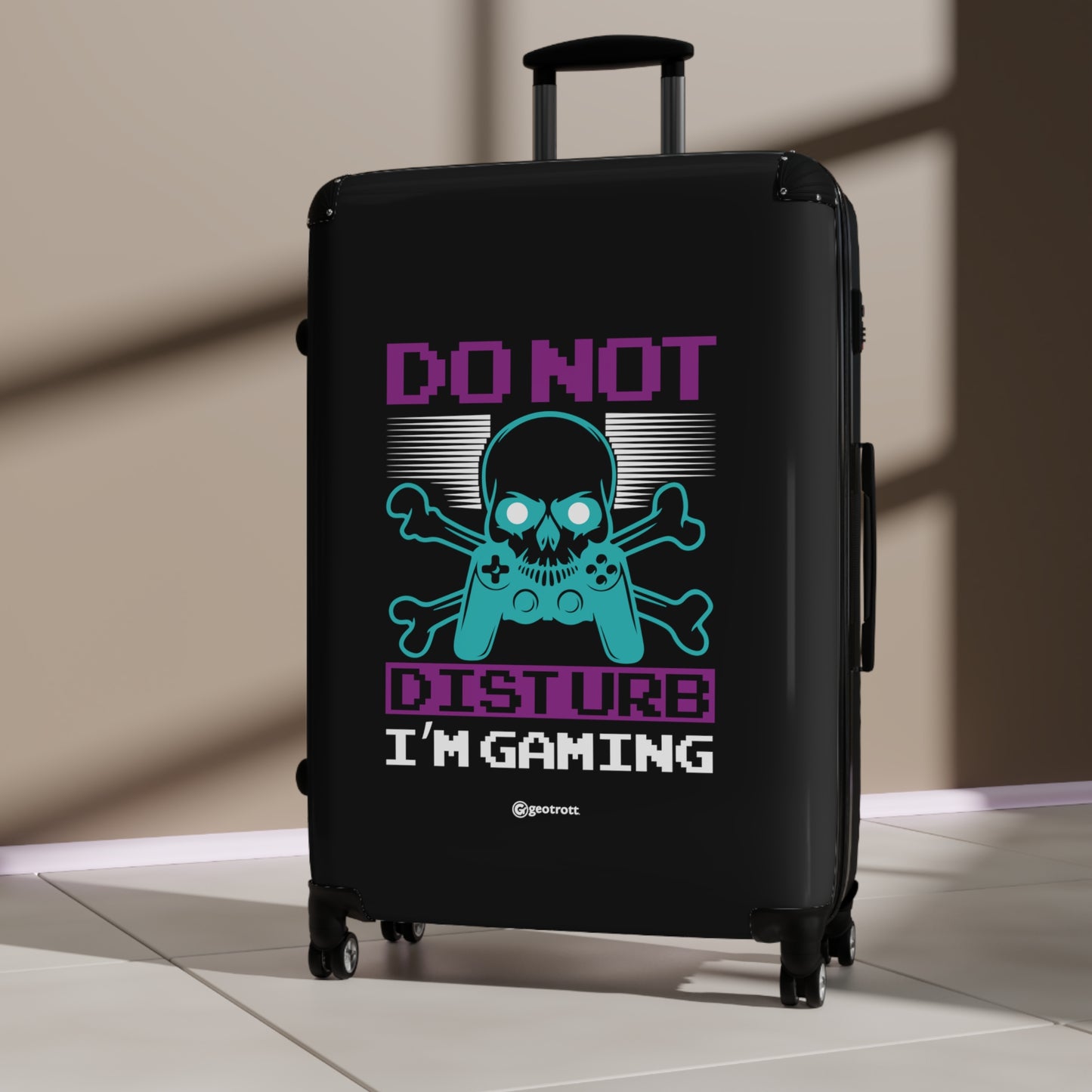 Do Not Disturb I'M Gaming 3 Gamer Gaming Suitcase