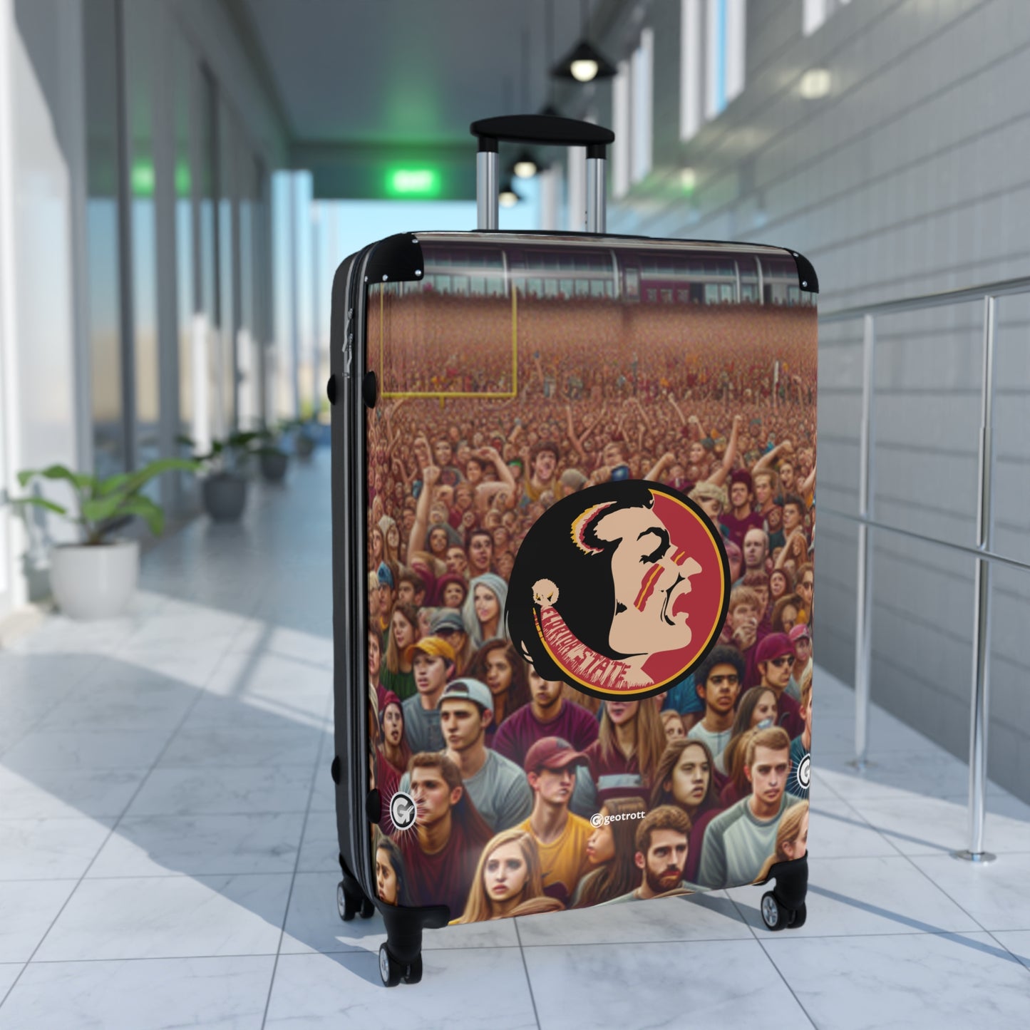Florida State Seminoles Team COLLEGE Team Luggage Bag Rolling Suitcase Spinner