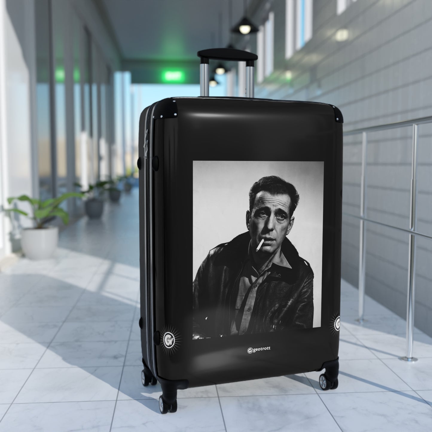 Humphrey Bogart American Actor 20Th Century Photos Luggage Bag Rolling Suitcase Spinner