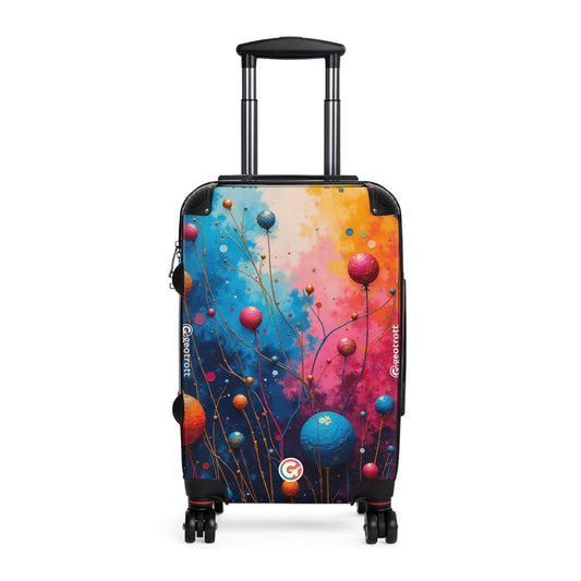 Cyan Nebula Through Splashed Light