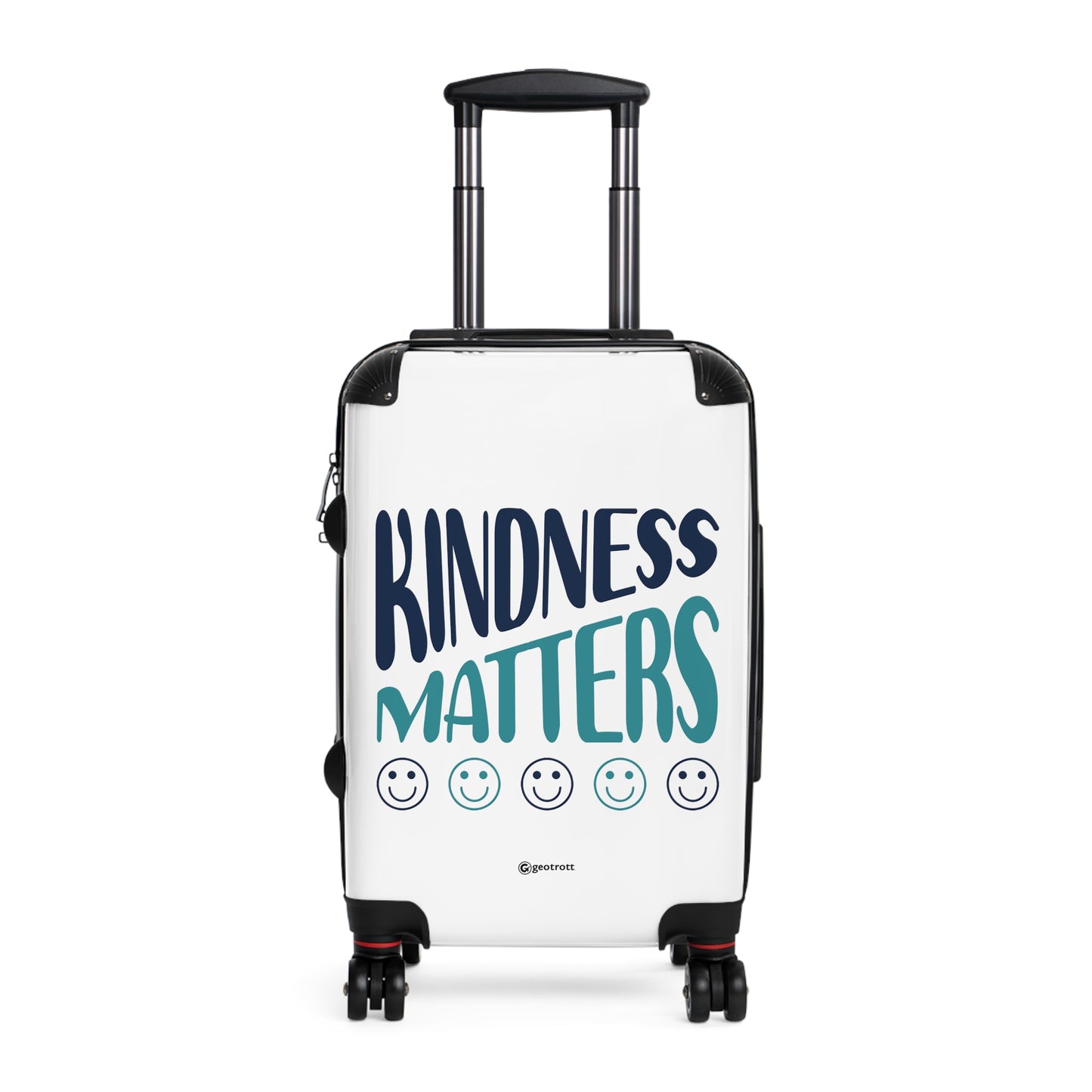 Emotive Inspirational Kindness Matters Luggage Bag Rolling Suitcase Spinner