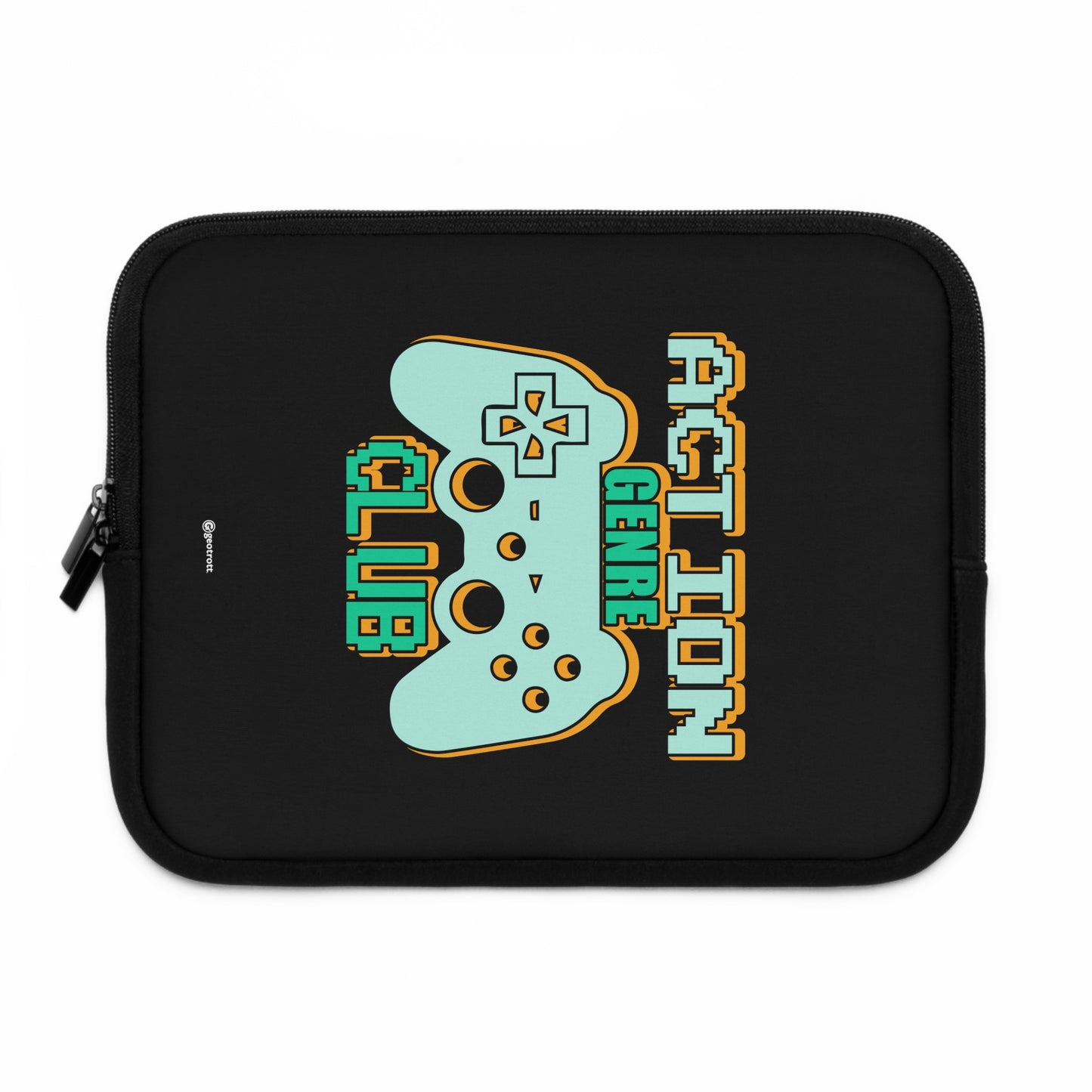 Action Genre Club 2 Gamer Gaming Lightweight Smooth Neoprene Laptop Sleeve