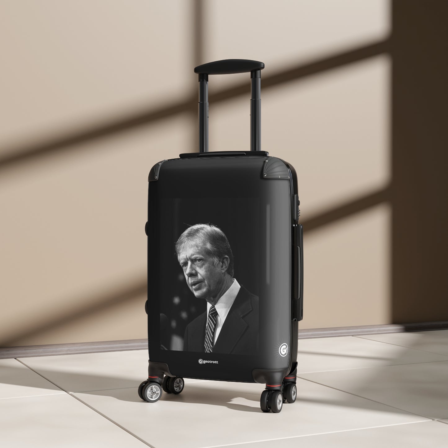 James Earl Jimmy Carter Jr 39Th President 20Th Century Photos Luggage Bag Rolling Suitcase Spinner