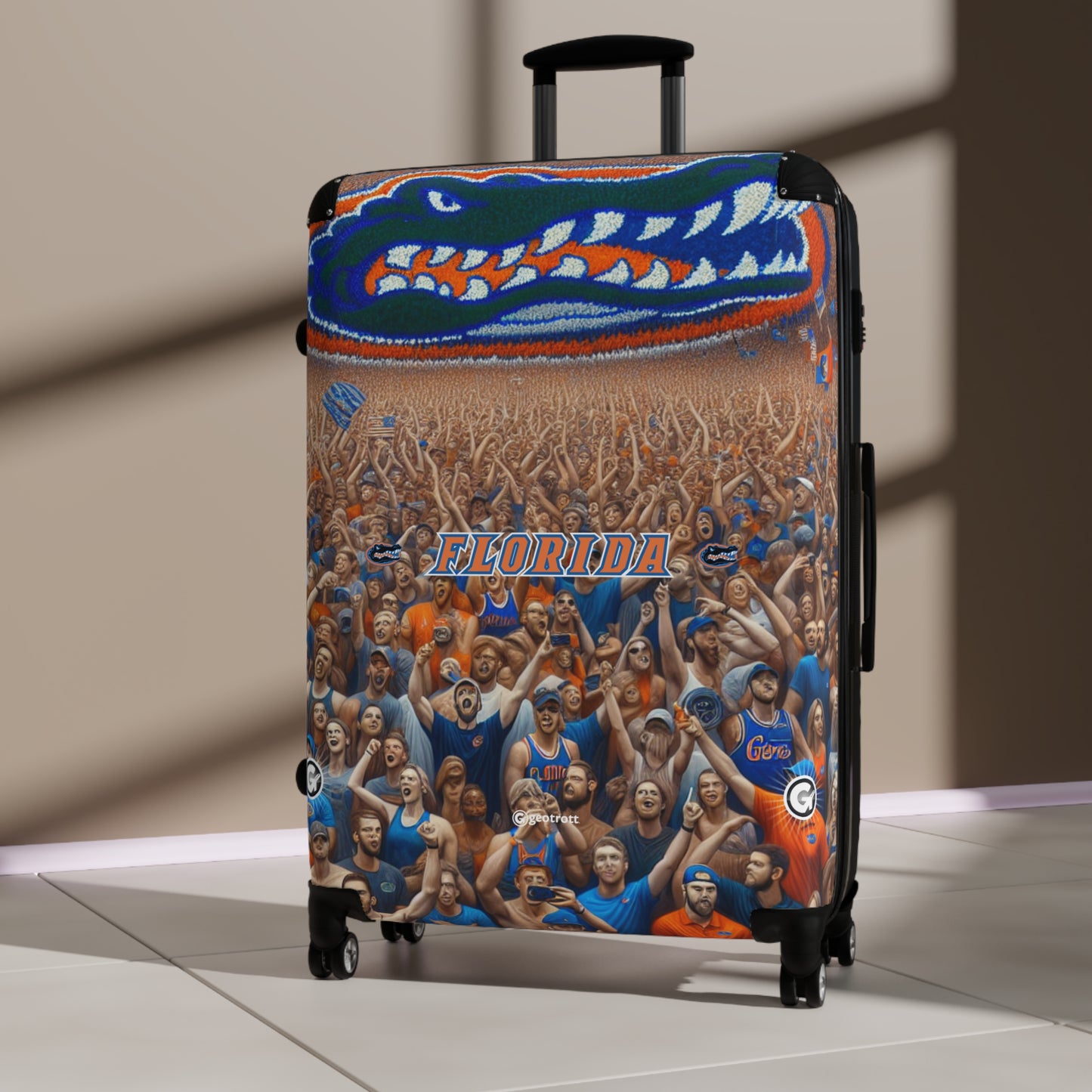 Florida Gators College Team Luggage Bag Rolling Suitcase Spinner