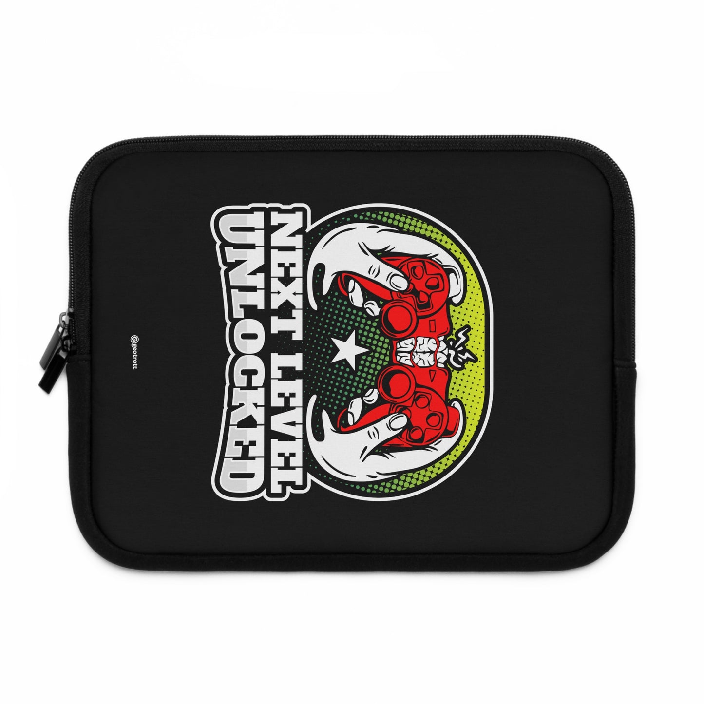 Next Level Unlocked Gamer Gaming Lightweight Smooth Neoprene Laptop Sleeve
