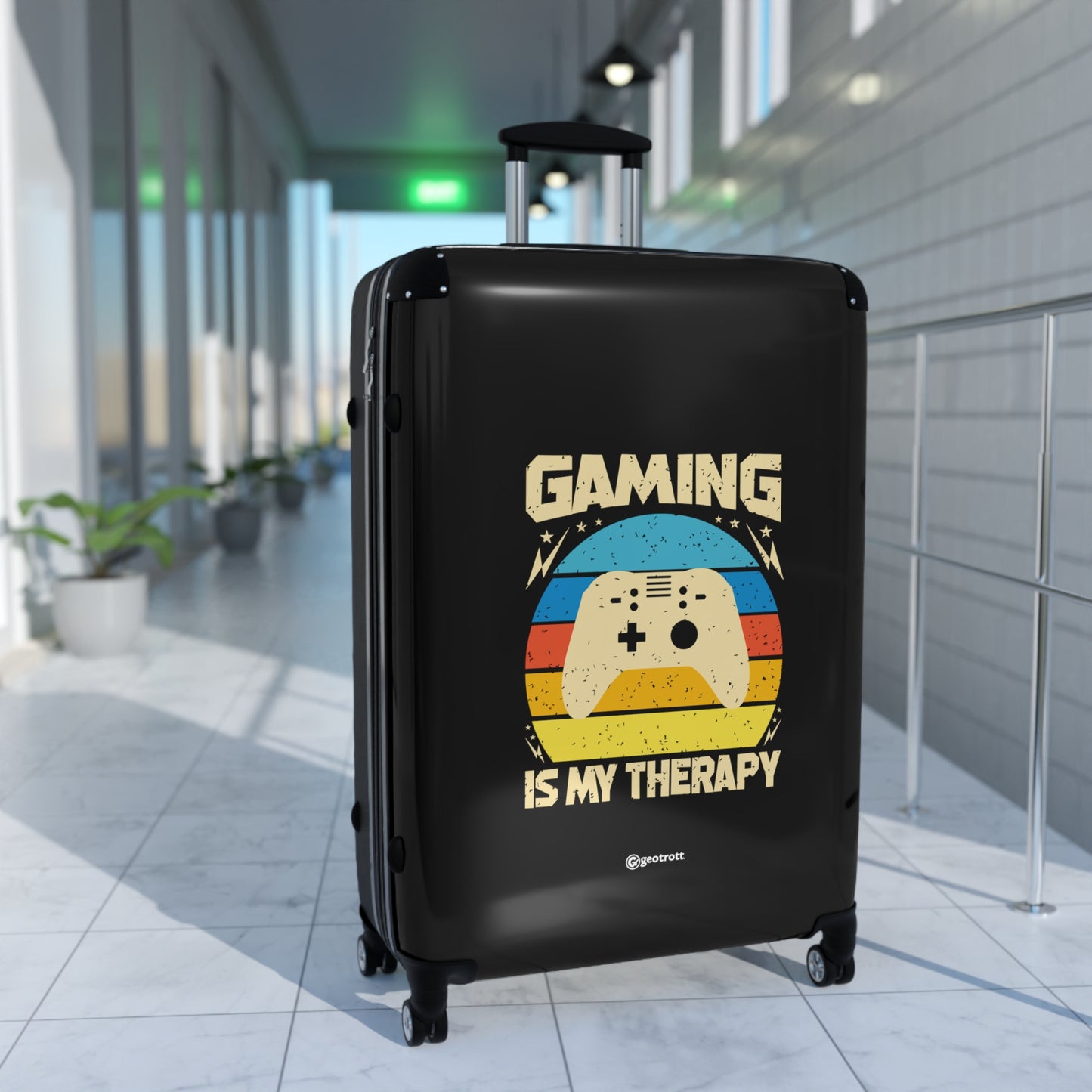 Gaming is my Therapy Gamer Gaming Suitcase