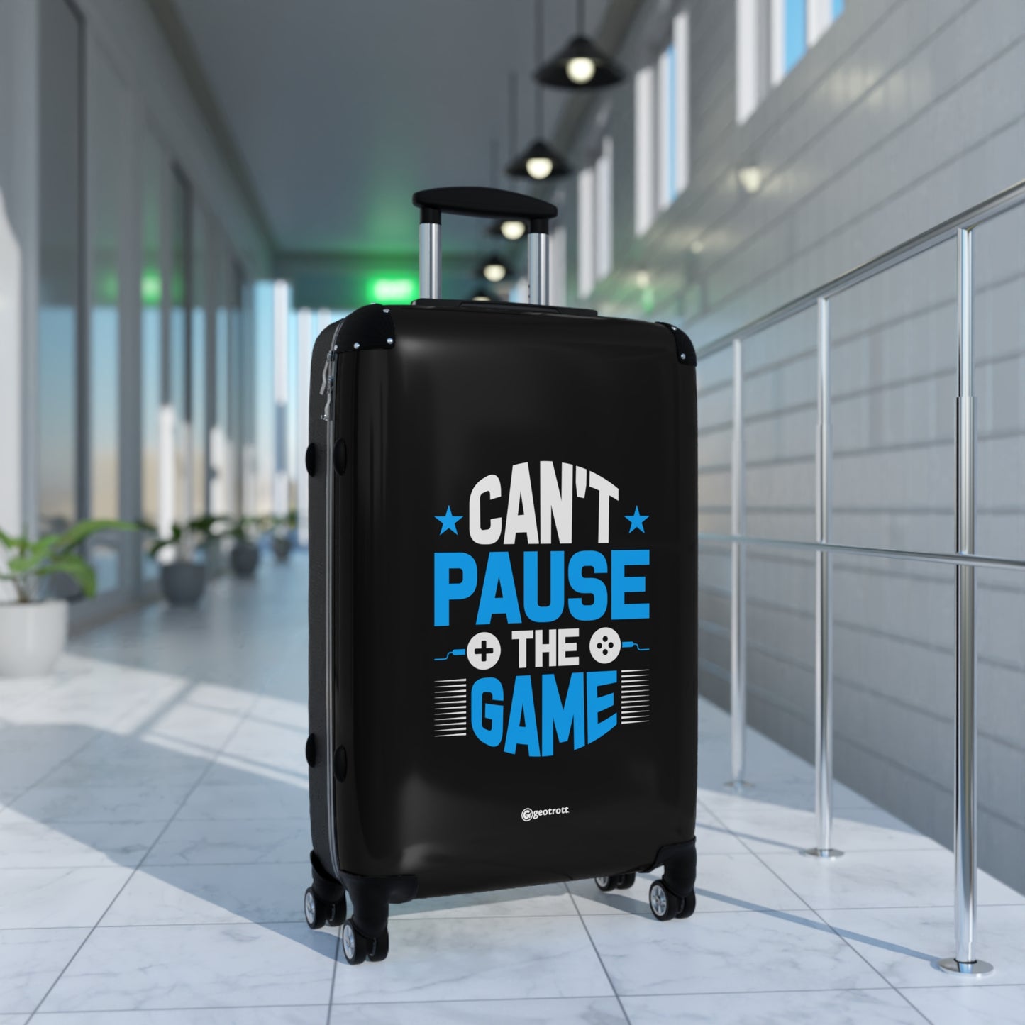 Cant Pause The Game Gamer Gaming Suitcase