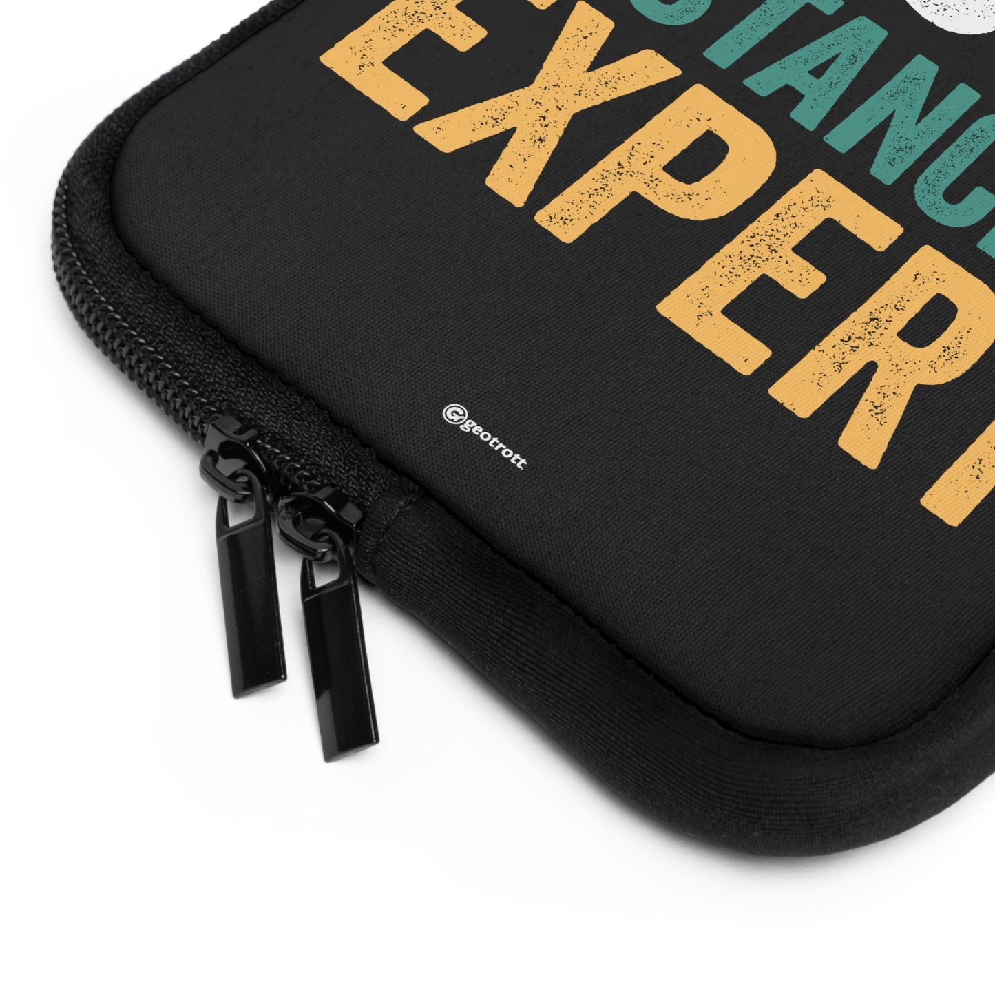 Social Distancing Expert Gamer Gaming Lightweight Smooth Neoprene Laptop Sleeve