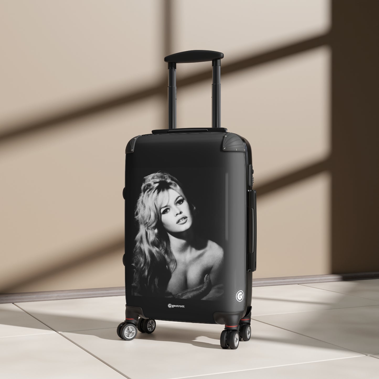 Brigitte Anne-Marie Bardot French Former Actress Singer Model Sexual Revolution 20Th Century Photos Luggage Bag Rolling Suitcase Spinner