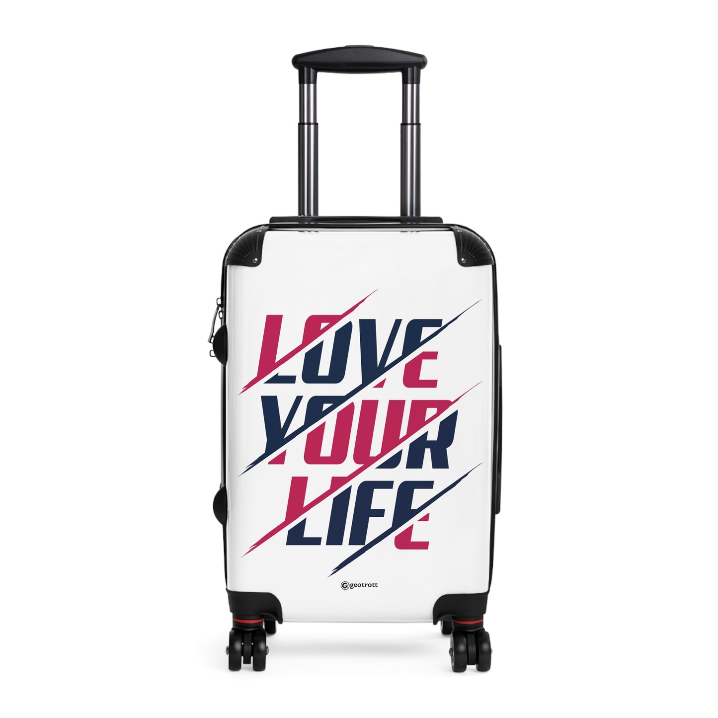 Emotive Inspirational Love Your Life Luggage Bag Rolling Suitcase Spinner