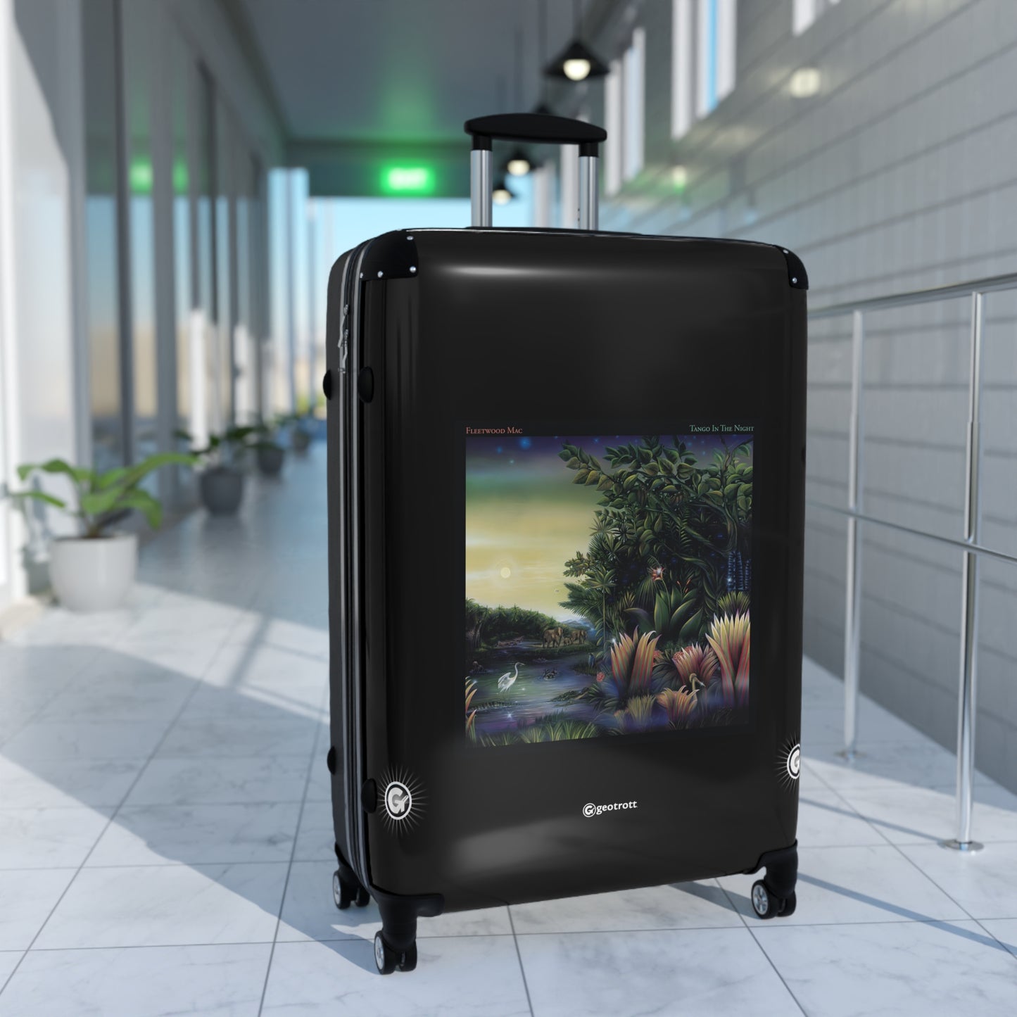 Fleetwood Mac Tango in the Night Eighties Music Album Luggage Bag Rolling Suitcase Spinner