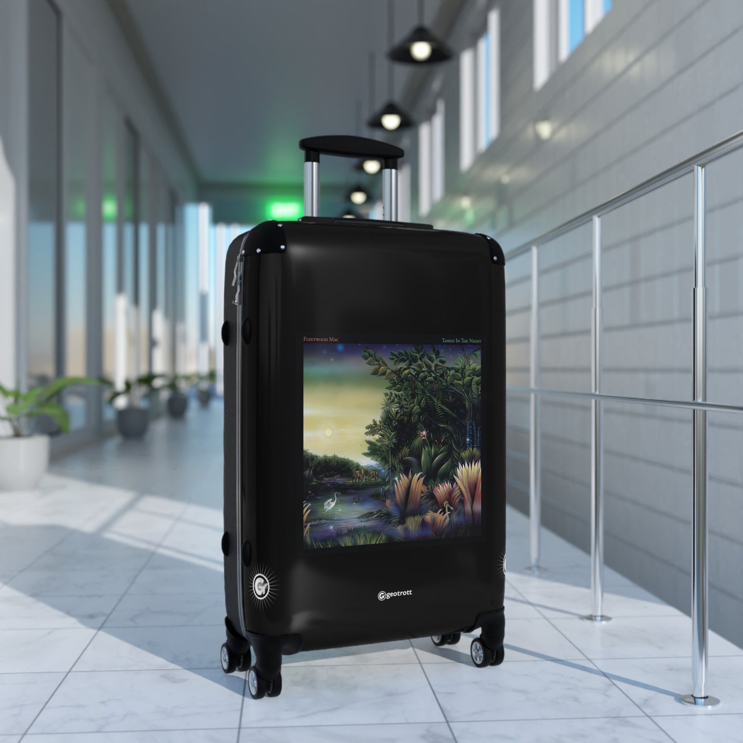 Fleetwood Mac Tango in the Night Eighties Music Album Luggage Bag Rolling Suitcase Spinner
