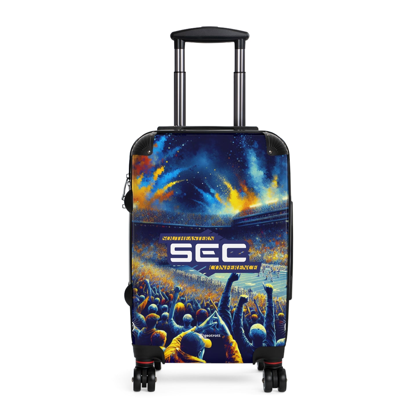 Southeastern Collegiate Athletic Conference Luggage Bag Rolling Suitcase Spinner