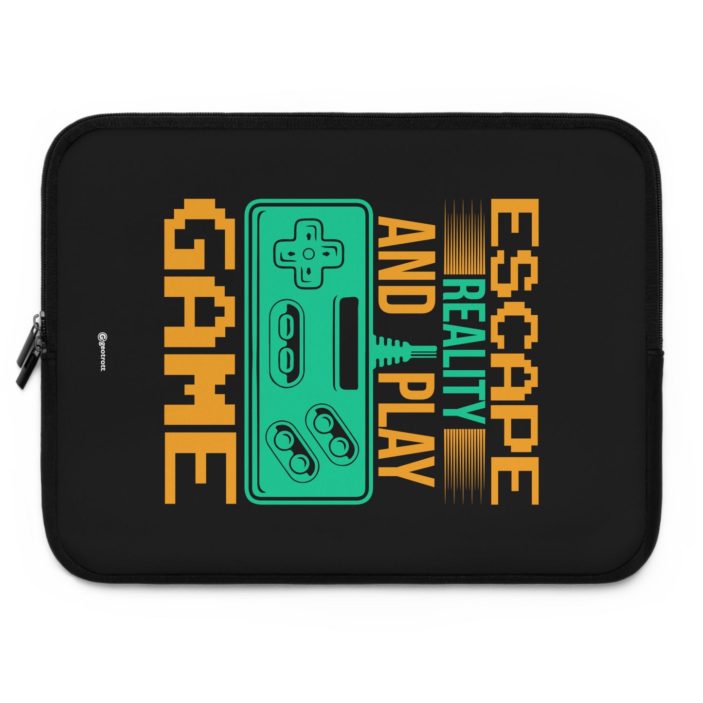 Escape Reality and play Game Gamer Gaming Lightweight Smooth Neoprene Laptop Sleeve