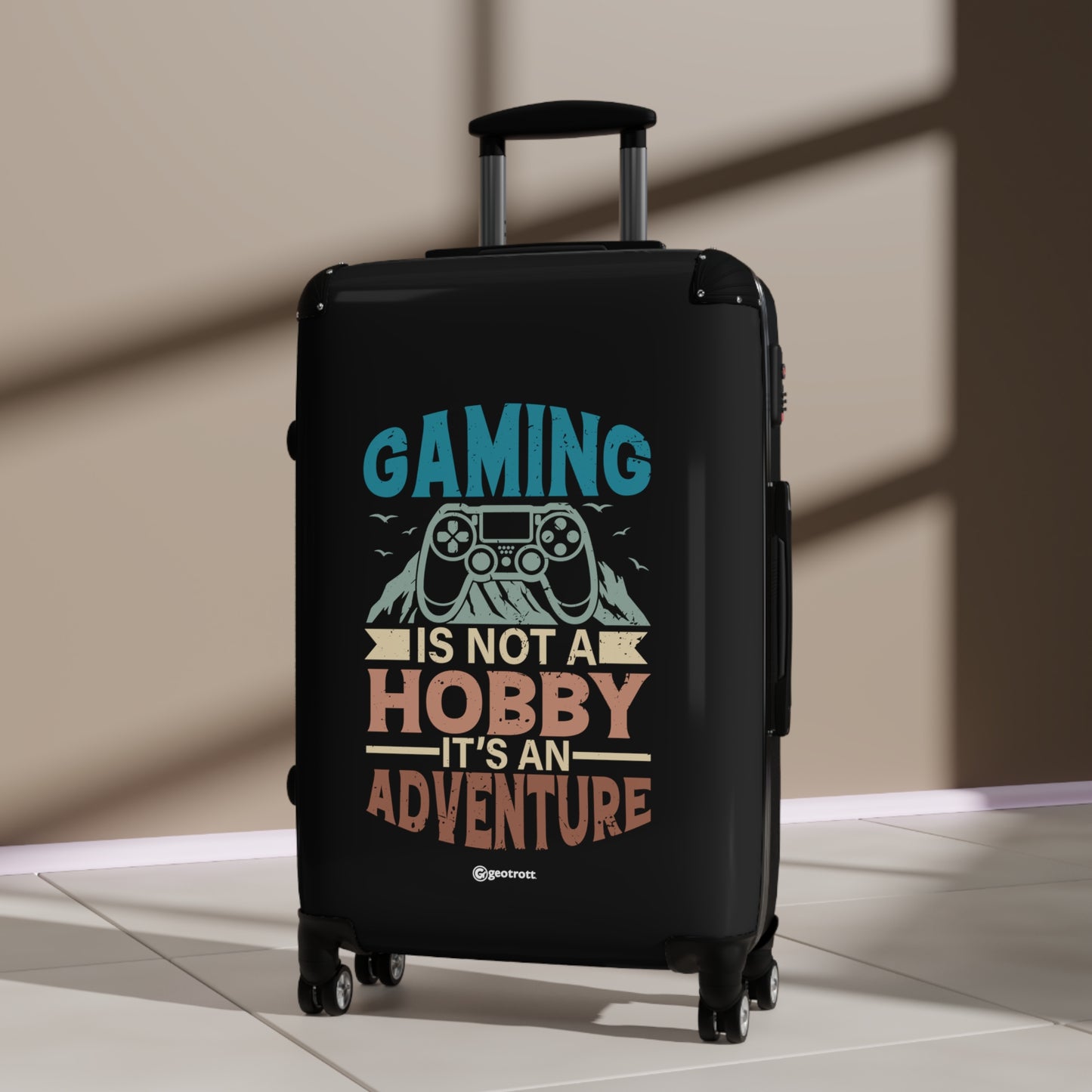 Gaming is not a Hobby it's an Adventure 2 Gamer Gaming Suitcase