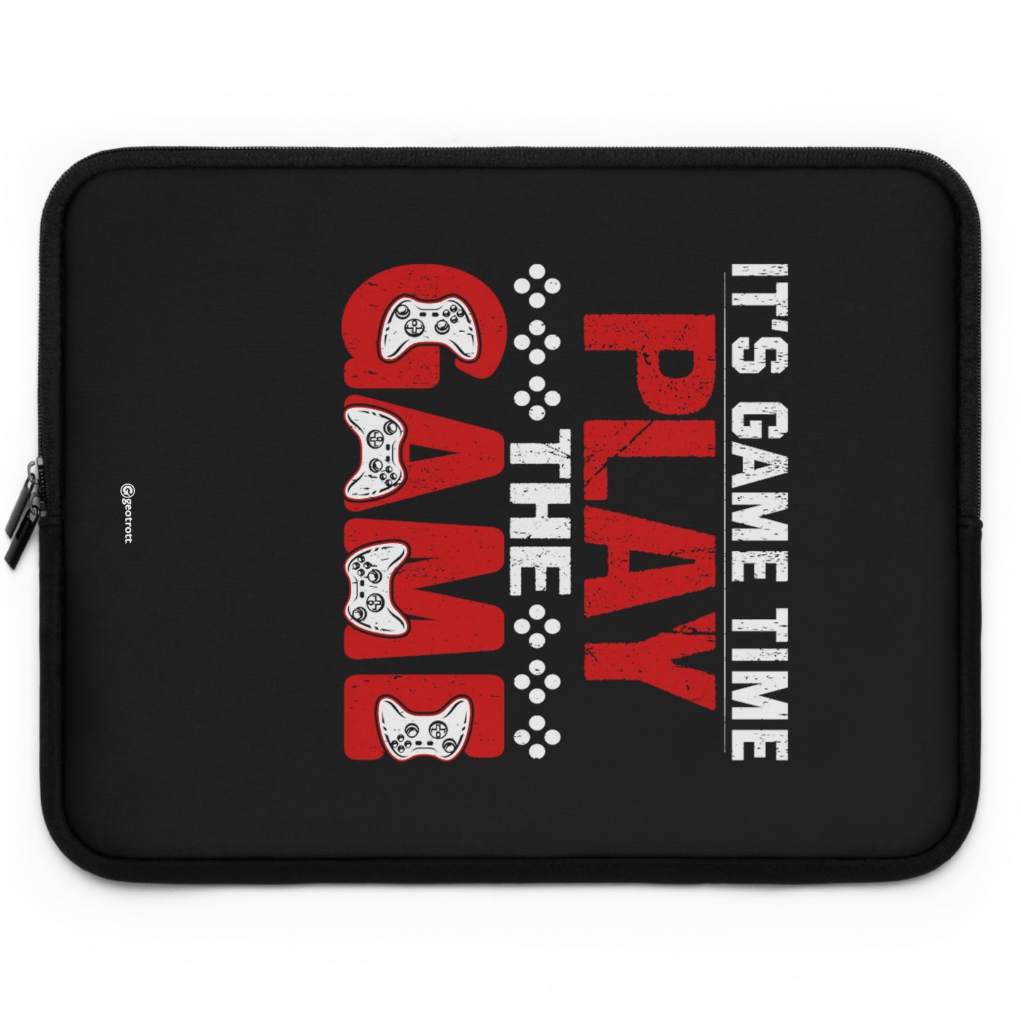 It Game Time Play Game Gamer Gaming Lightweight Smooth Neoprene Laptop Sleeve