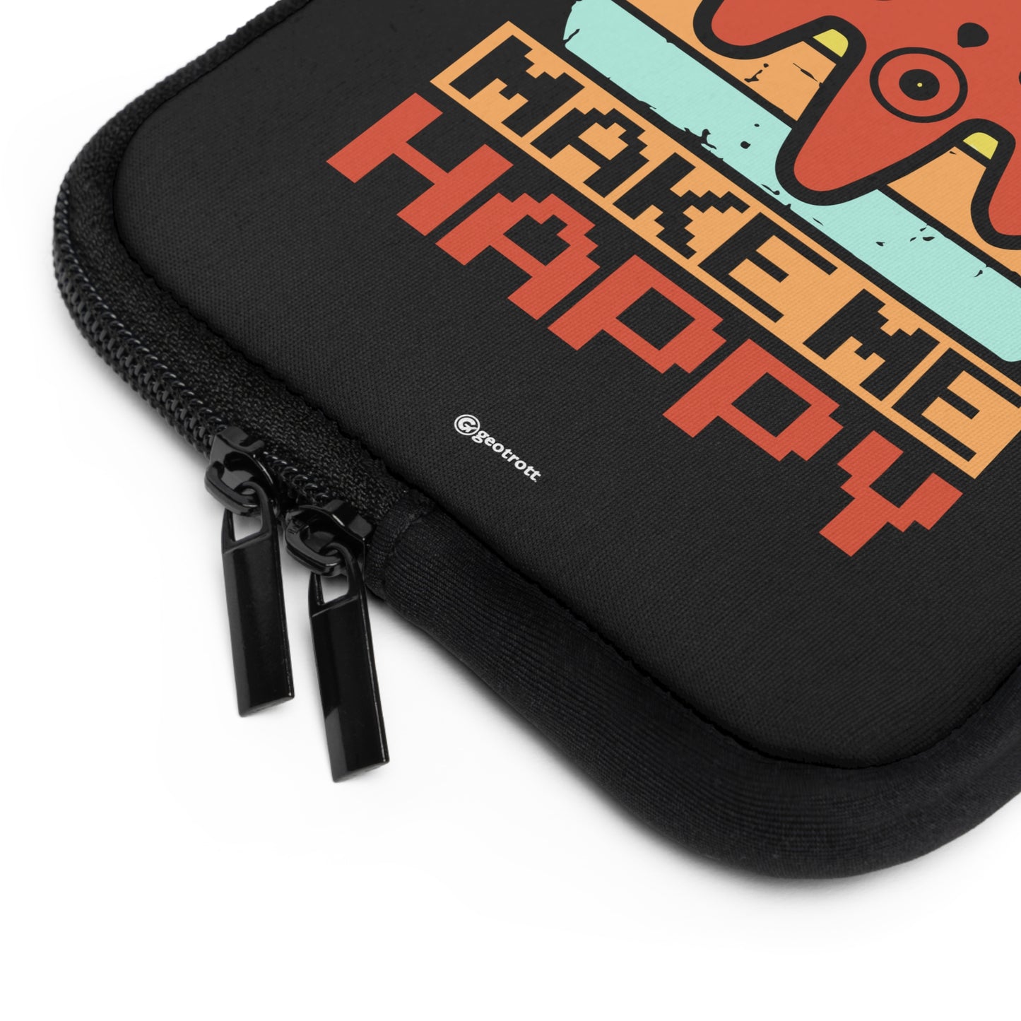 Games Make Me Happy 3 Gamer Gaming Lightweight Smooth Neoprene Laptop Sleeve