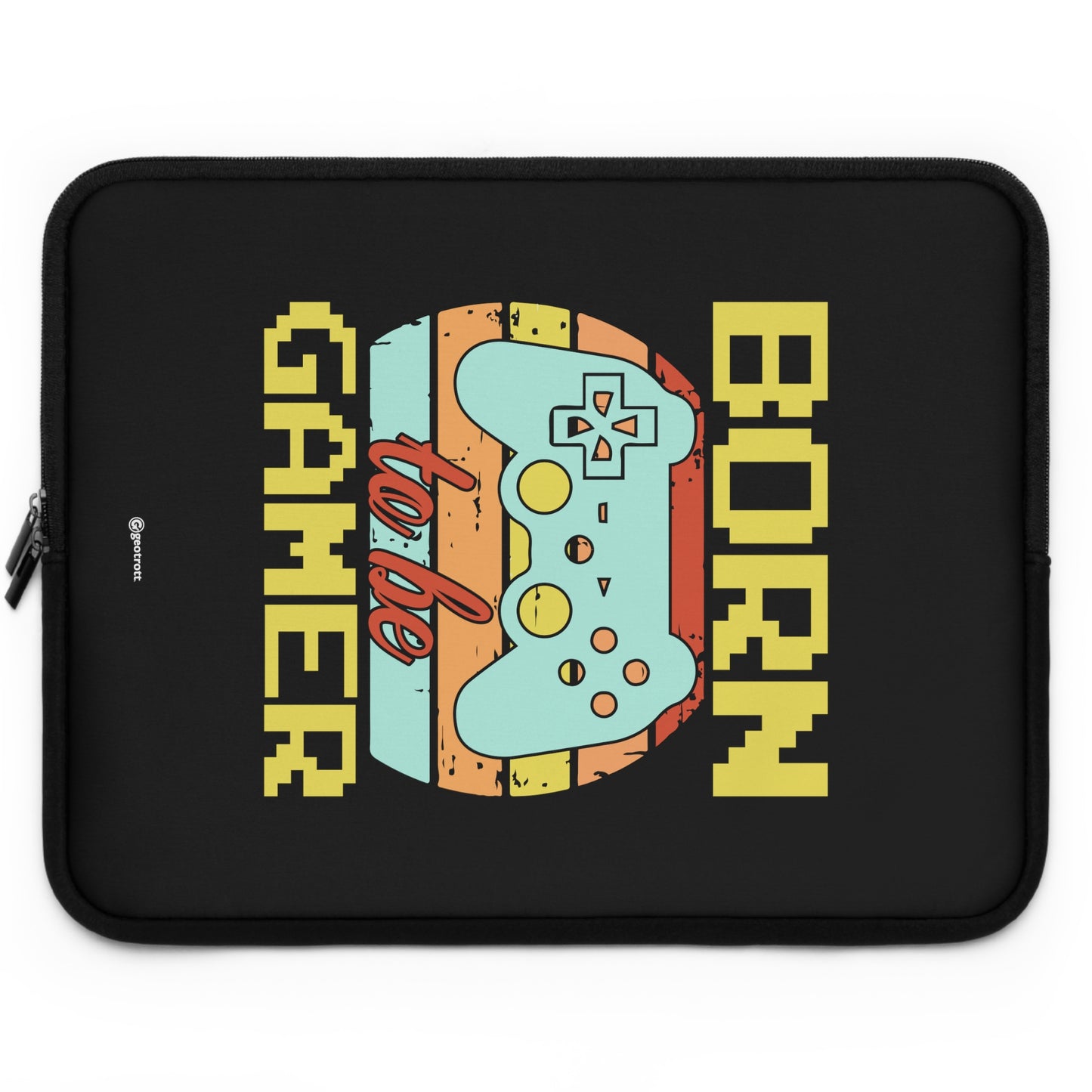 Born To Be Gamer Gamer Gaming Lightweight Smooth Neoprene Laptop Sleeve