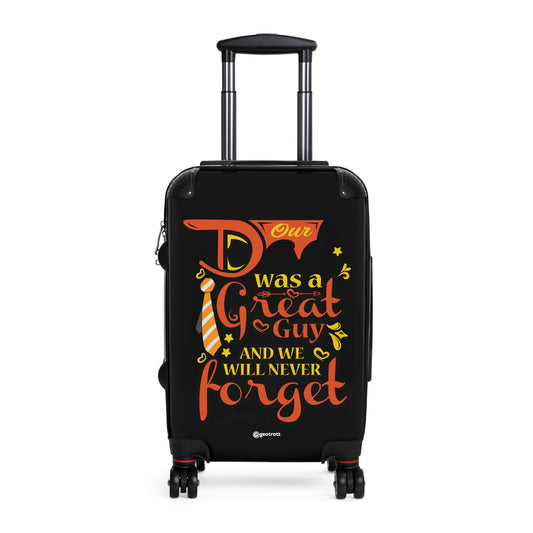 Tour Was A Great Guy And We Will Never Forget Emotive Inspirational Luggage Bag Rolling Suitcase Spinner